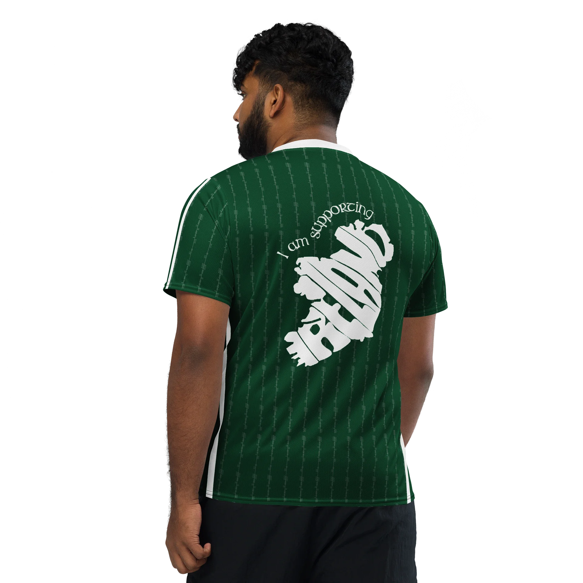 Ireland Supporters Jersey ☘️ All-Over Print Recycled Unisex Sports Jersey [Fundraiser] product image (3)