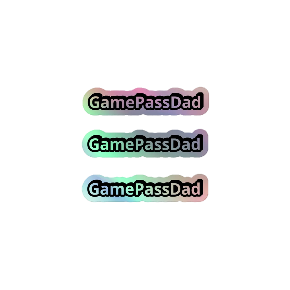 GamePassDad Holo Sticker (3pc) product image (3)