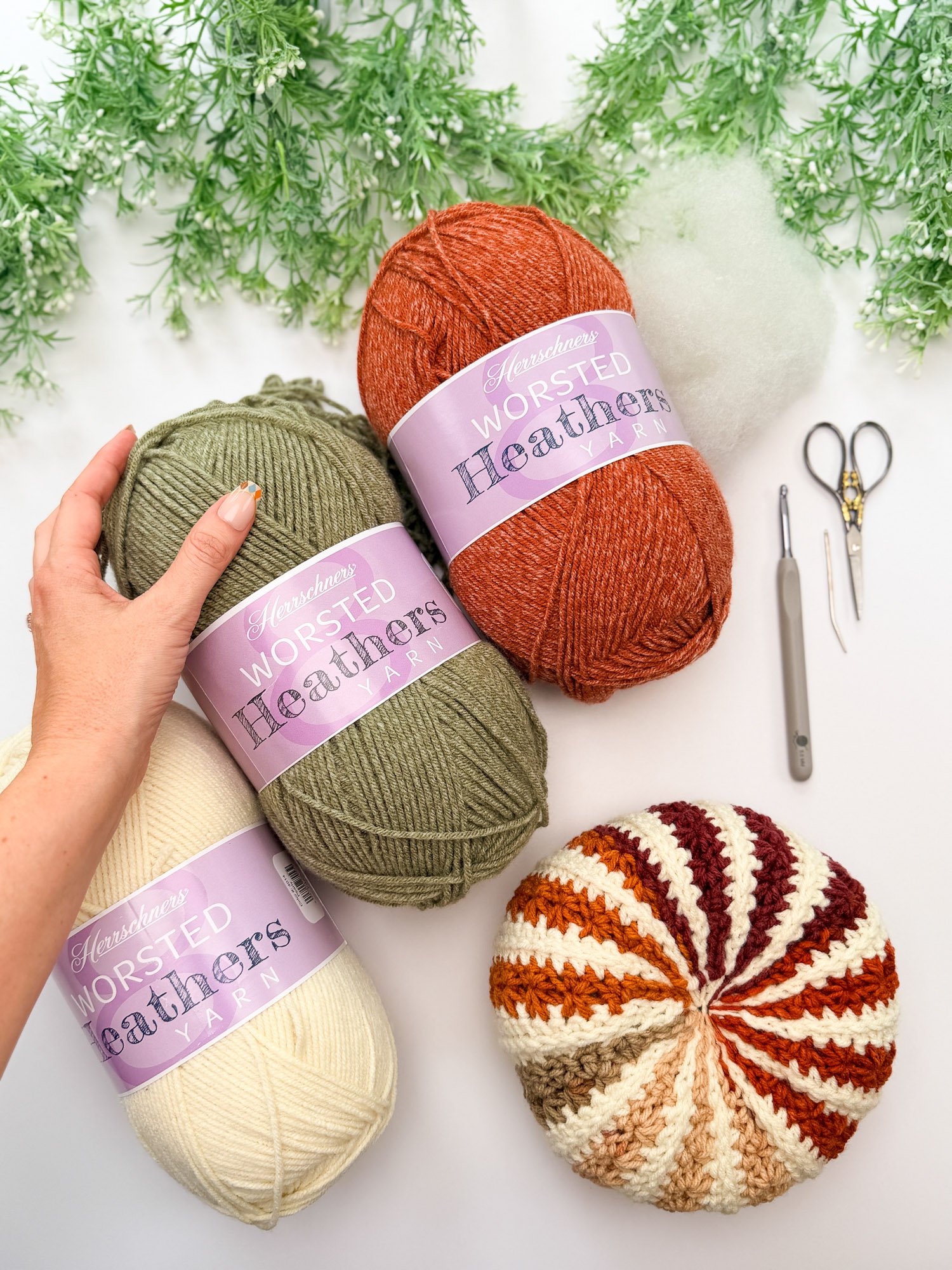 Petal Loop Stitch Crochet Pumpkin Trio Pattern product image (7)