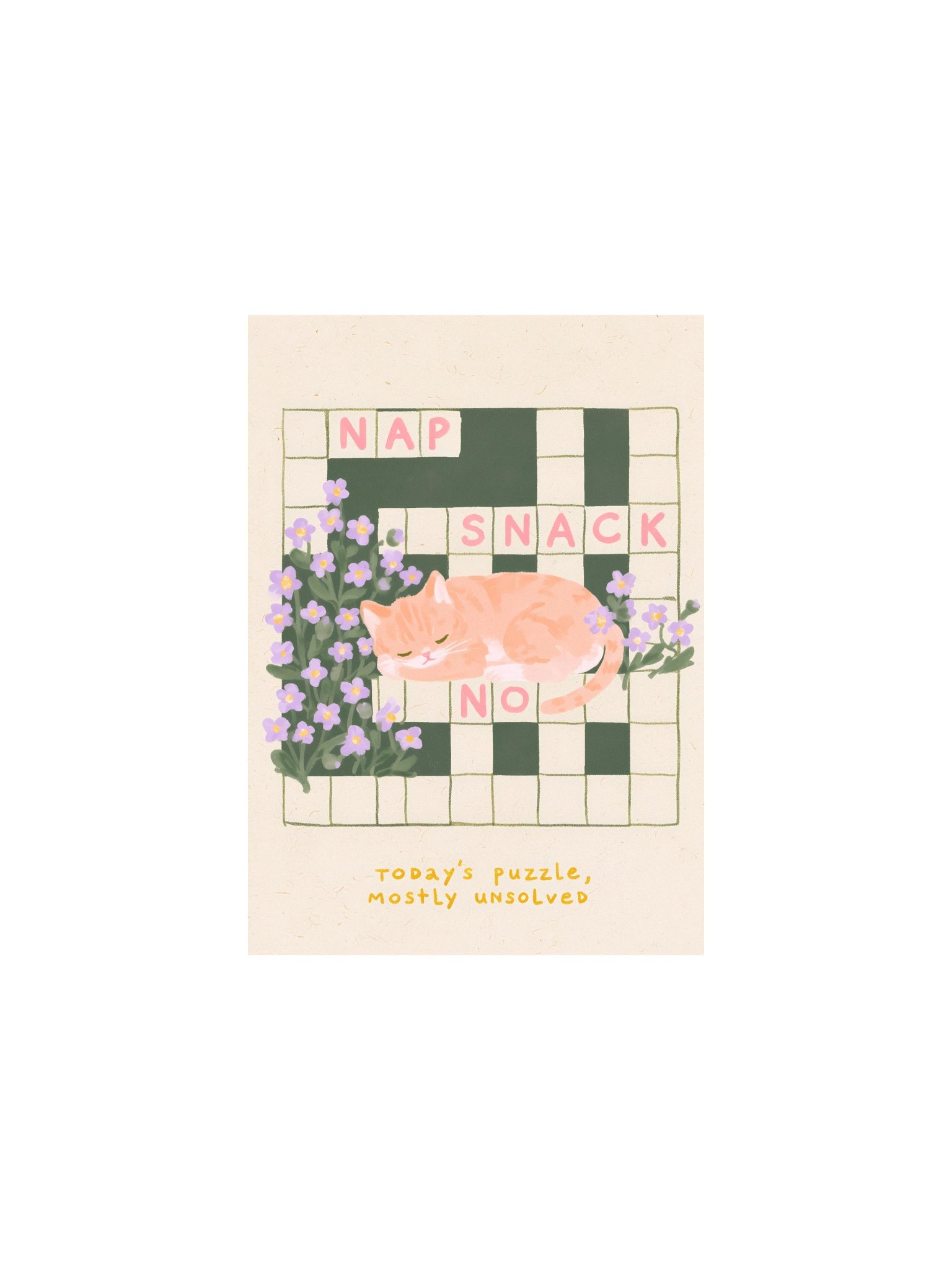 Sleepy Cat Puzzle Poster product image (3)