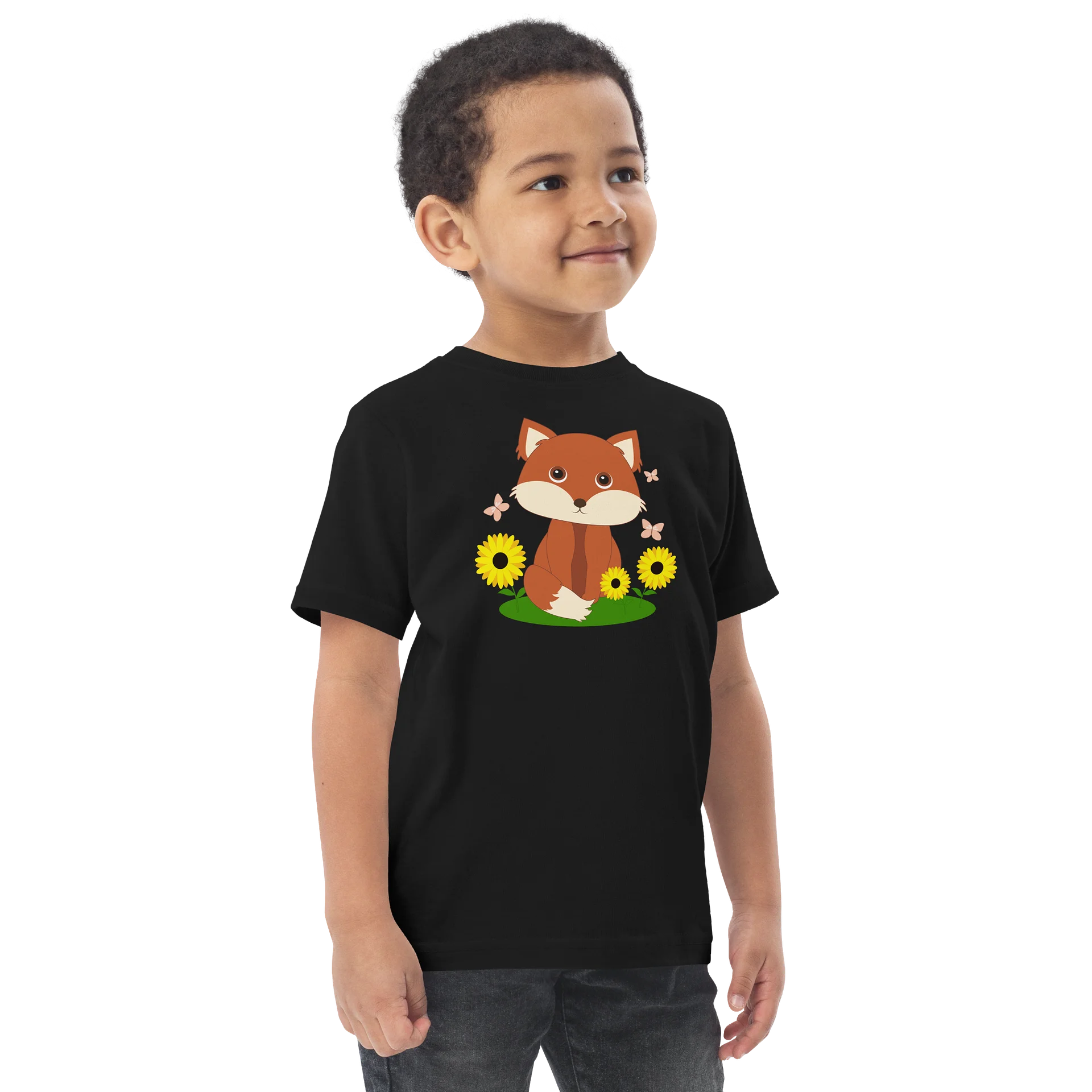 Soft Paws & Petals Fox Toddler Jersey T-Shirt product image (2)