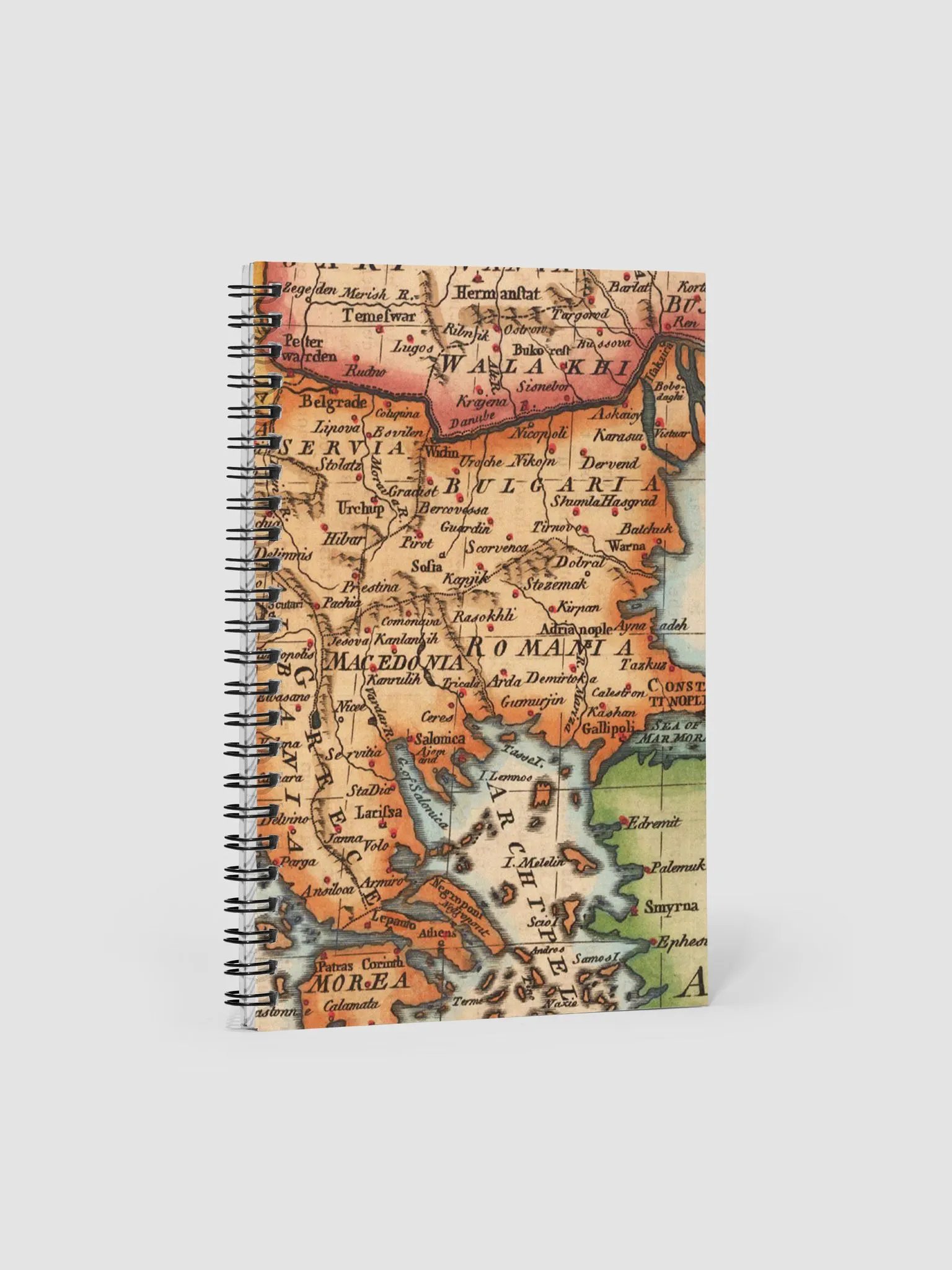 Vintage Map Notebook product image (1)