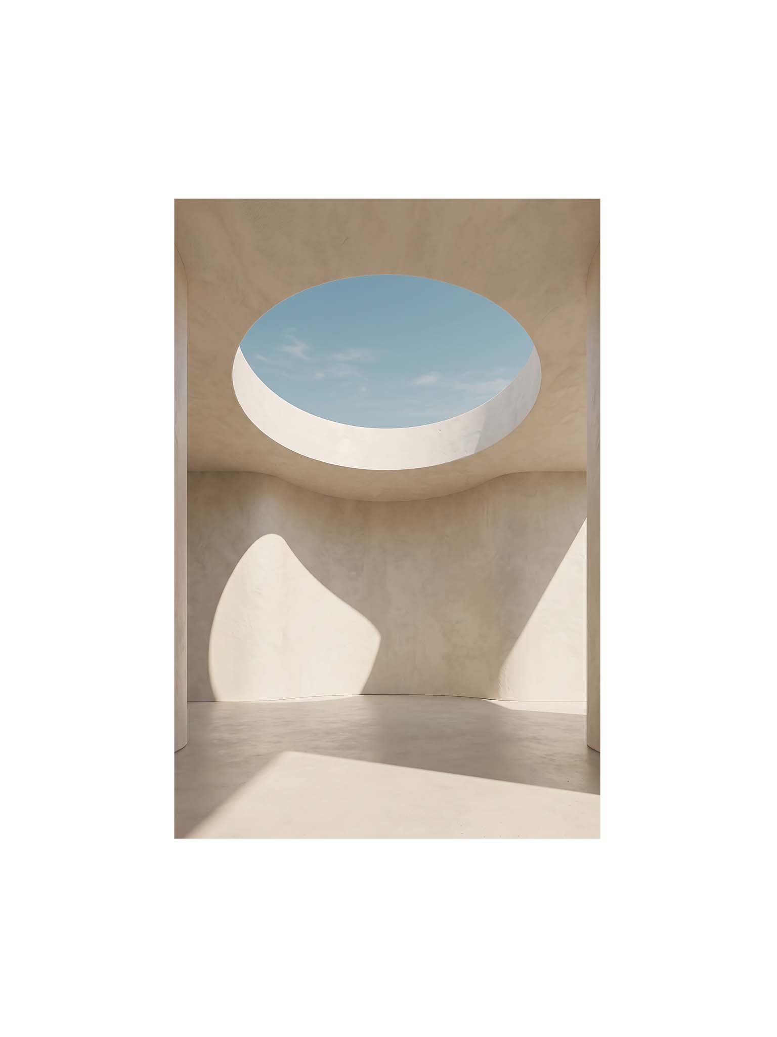The Quiet Room - Minimalist Architectural Wall Art product image (1)