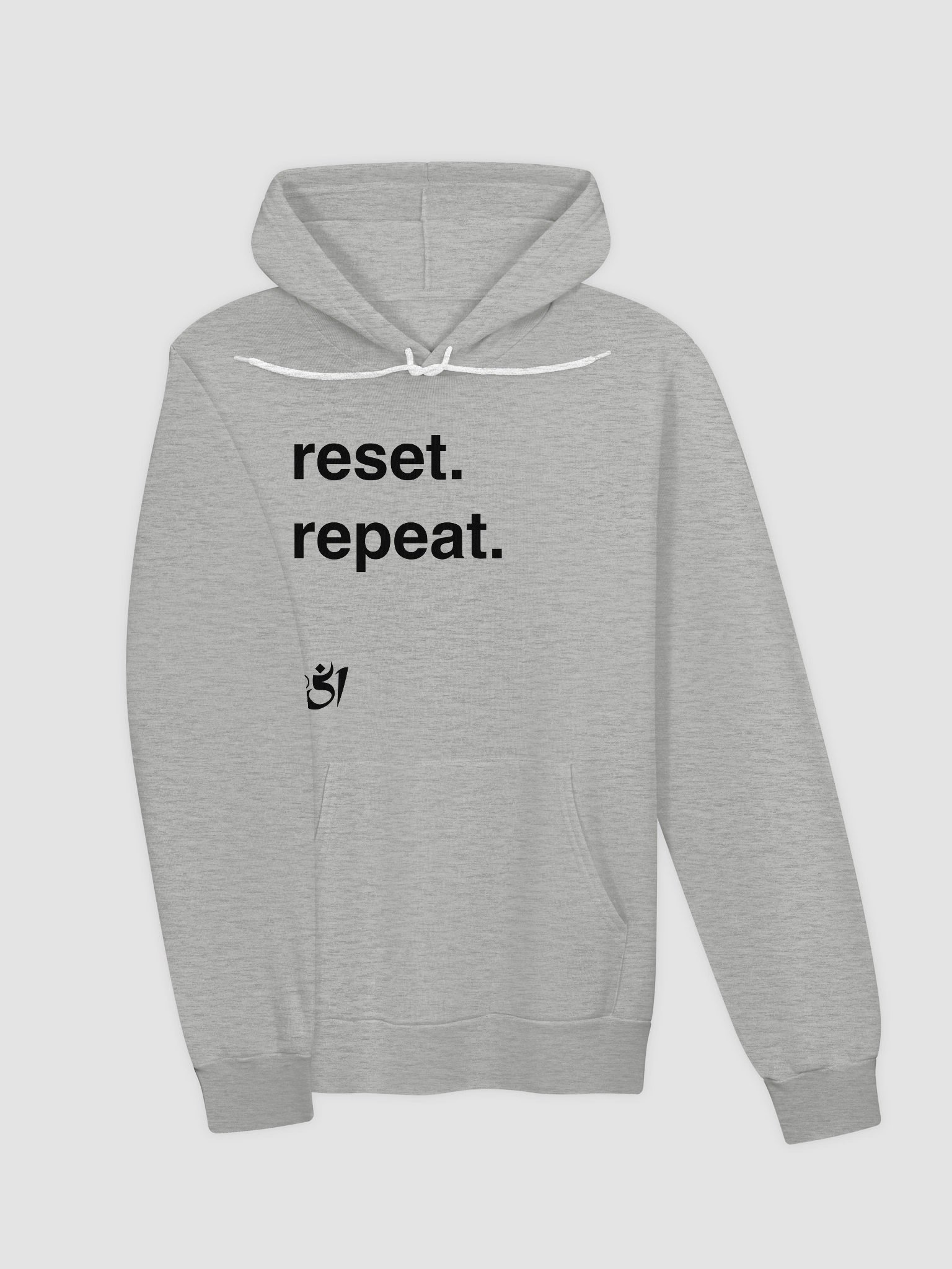 reset. repeat. hoodie product image (3)
