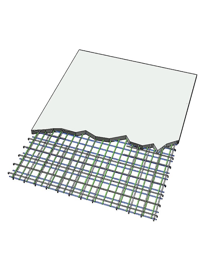 Slab Reinforcement Plan: DWG / PDF / SKP Files product image (2)