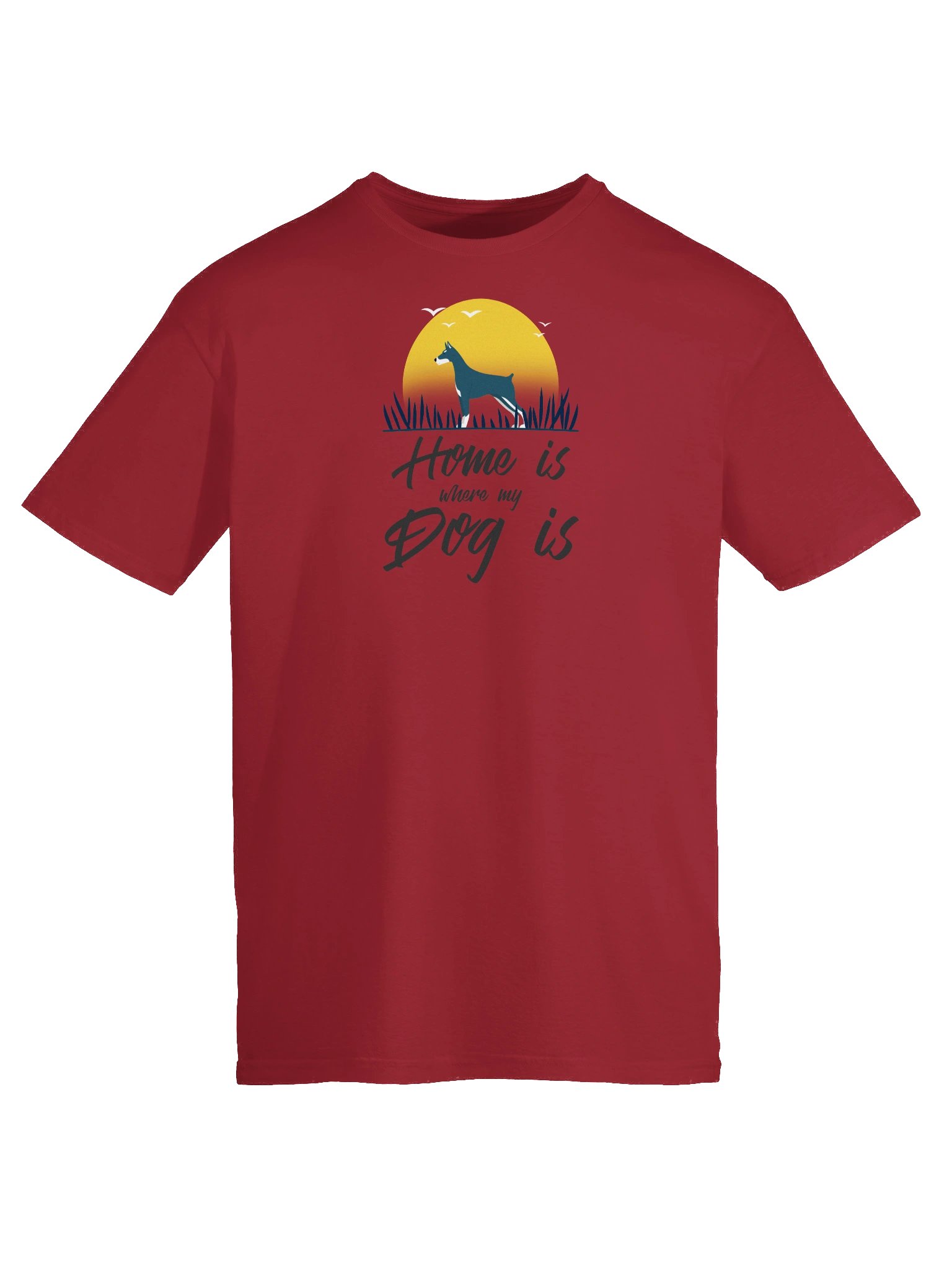 Home is Where My Dog Is T-Shirt – Cute Pet Lover Tee, product image (42)