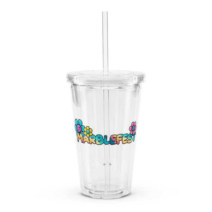 Marblefest June 2026 - Double Wall Clear Plastic Tumbler product image (1)