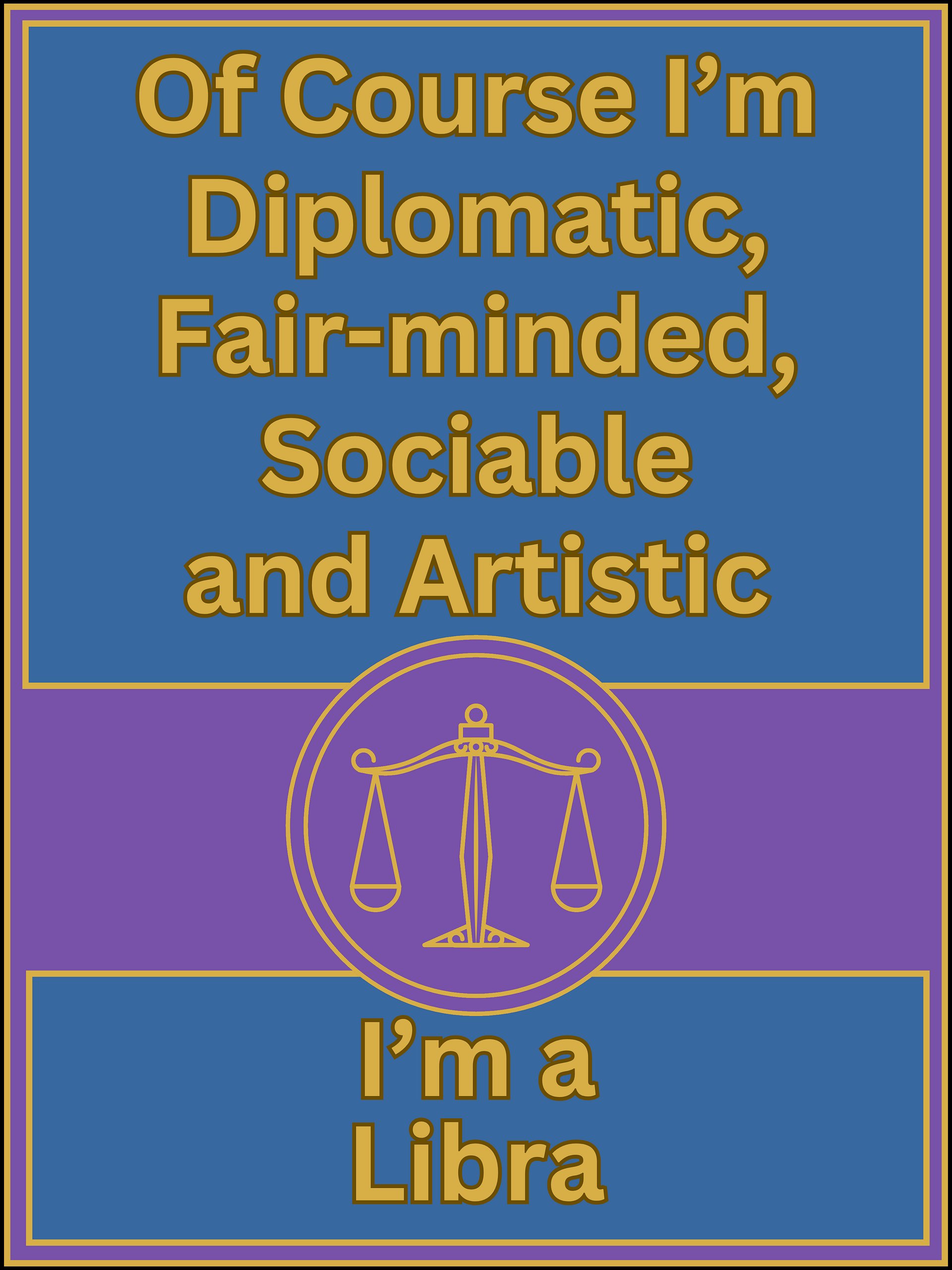 Of Course I’m Libra Zodiac Sign T-Shirt, Zodiac Sign Vibes T-Shirt, Libra T-Shirt, Astrological T-shirt product image (2)