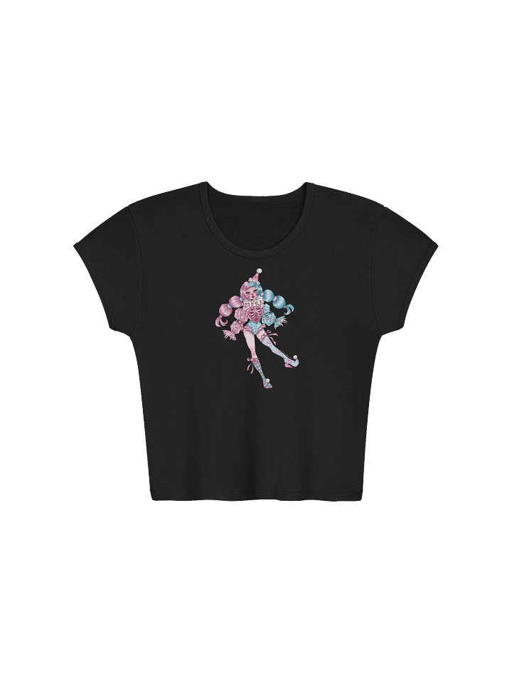 'ceecee the clown doll' artwork baby tee product image (1)