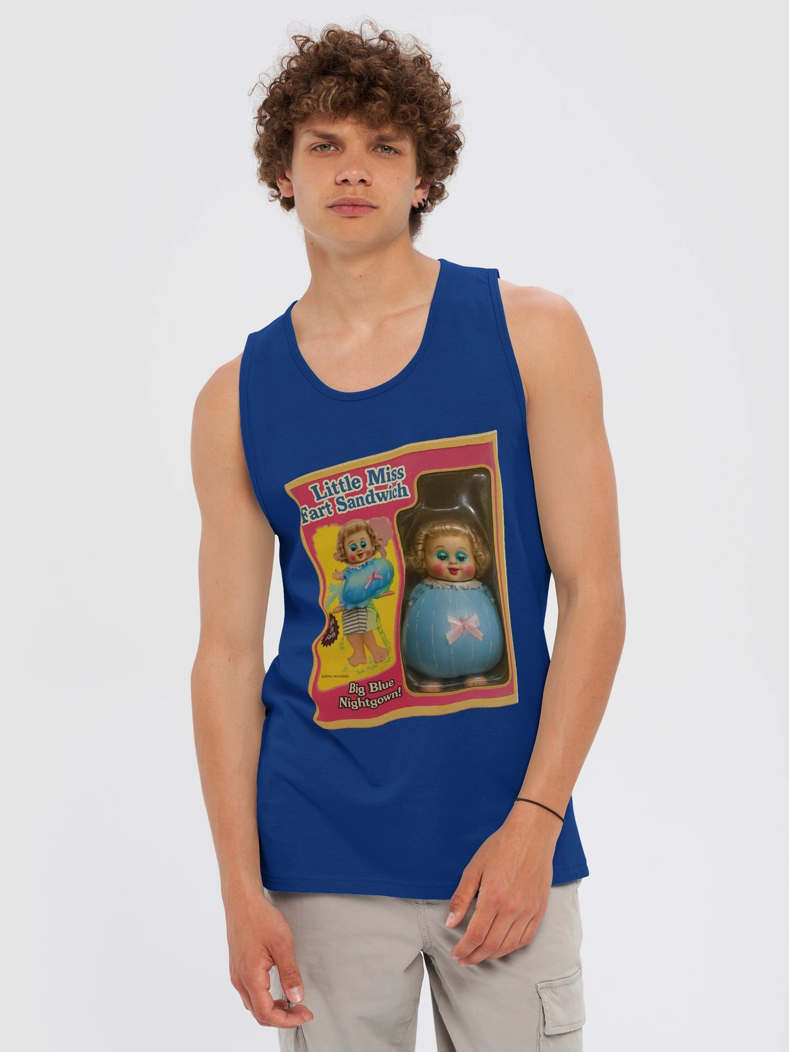 666 Toys | Little Miss Fart Sandwich | Cotton Heritage Men's Premium Tank Top product image (1)