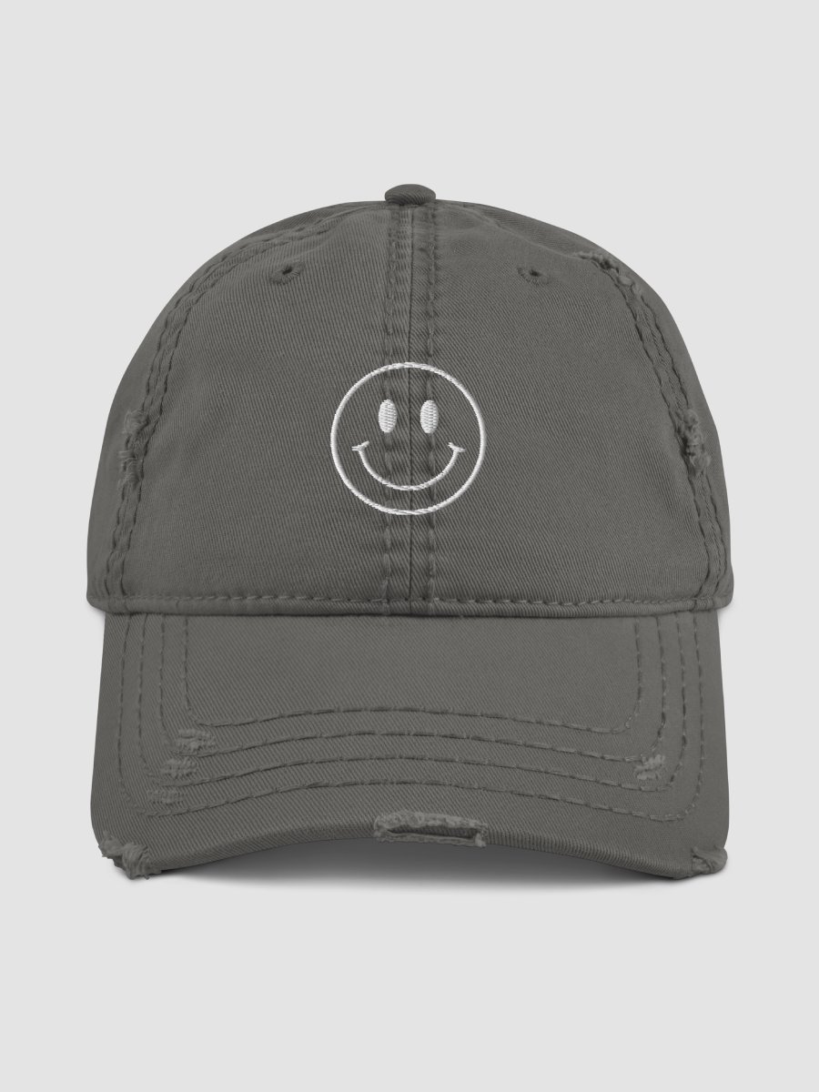 Smiley Distressed Dad Hat product image (2)