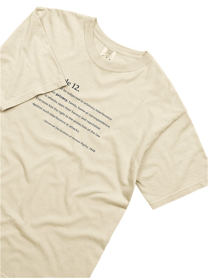 Article 12 - Heavyweight T-Shirt (Comfort Colors) product image (2)
