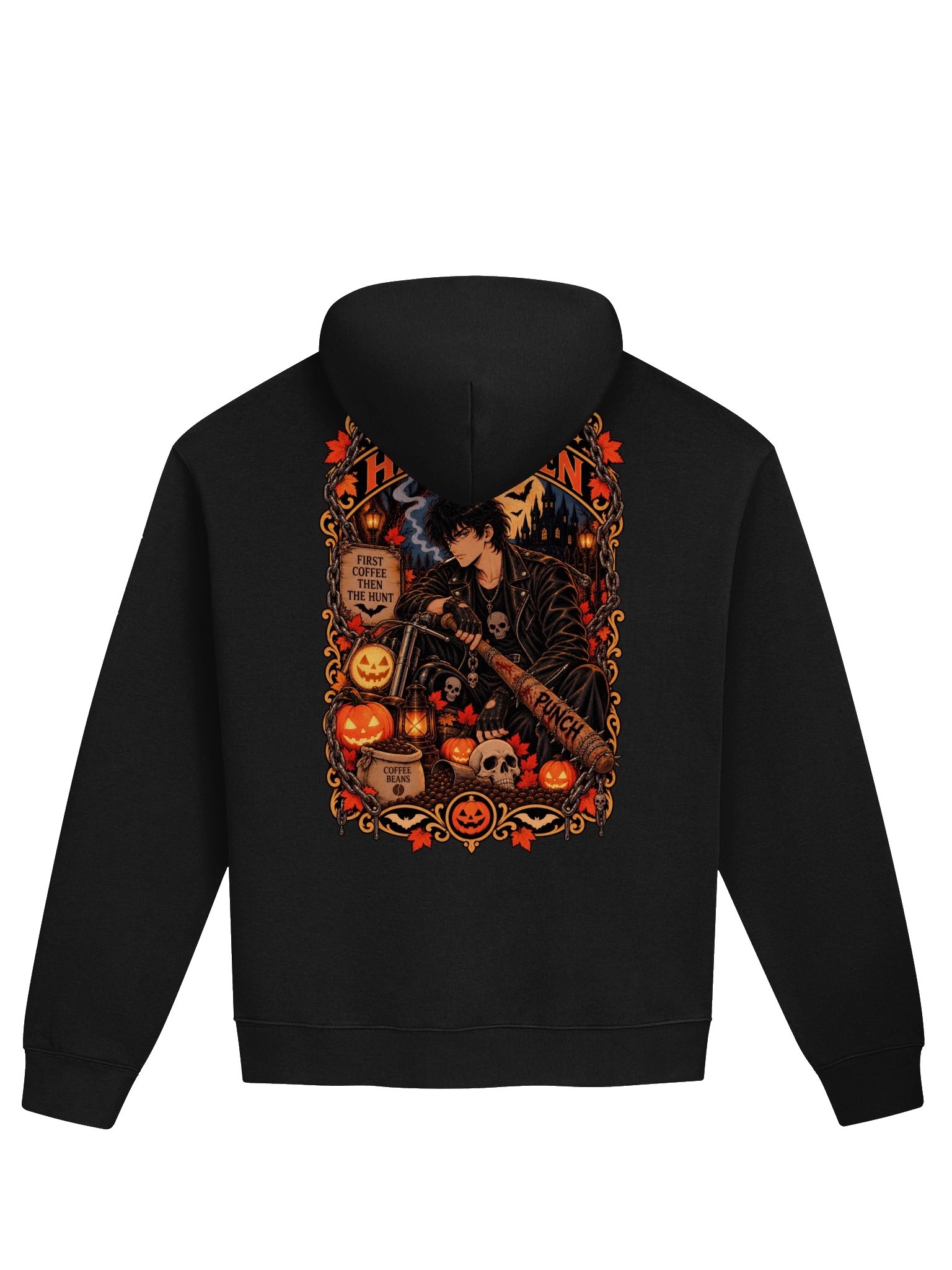 Halloween – First Coffee, Then the Hunt | Men's Hoodie product image (11)