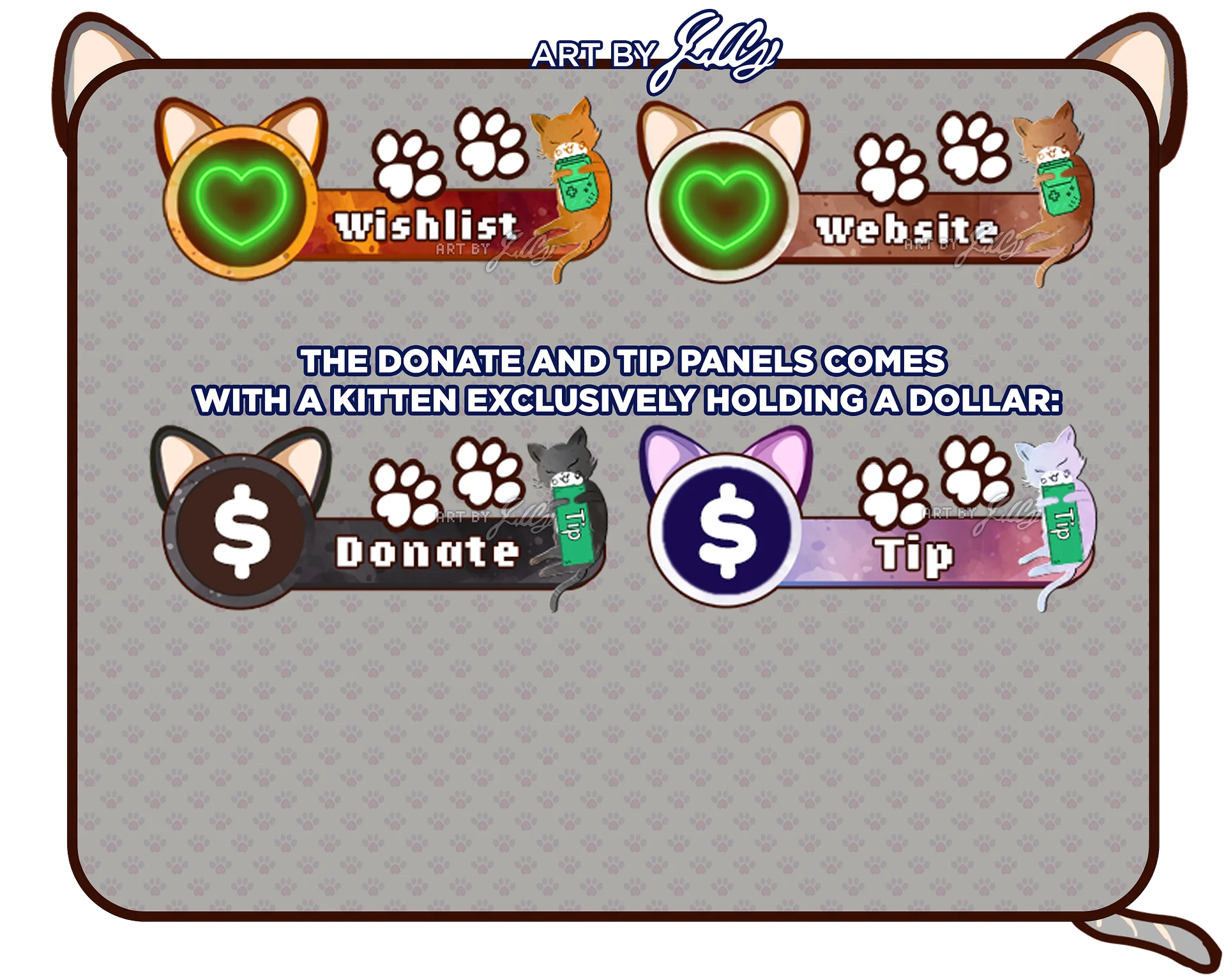 Gaming Kitty Streamer Panels product image (3)