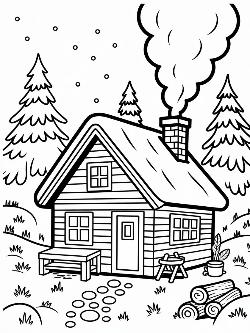 Winter Wonderland Coloring Book product image (3)