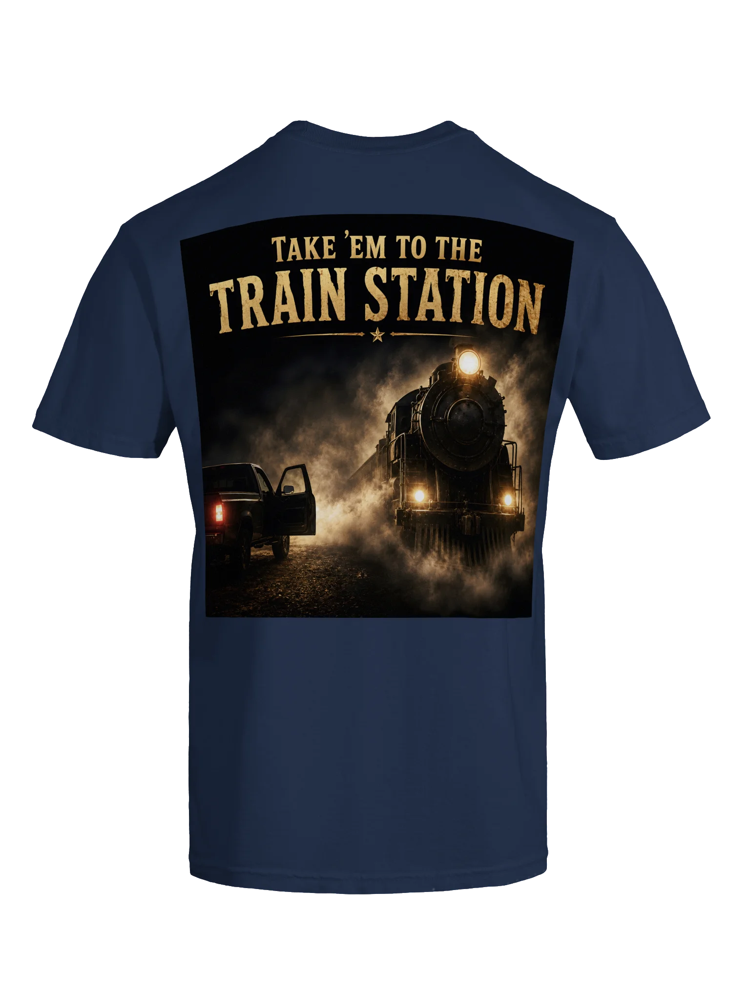 Take 'Em To The Train Station Premium Graphic Tee product image (15)