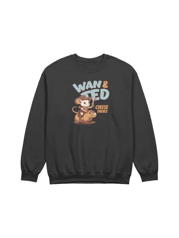 WAN & TED Cheese Thieves Cowboy Sweatshirt product image (2)