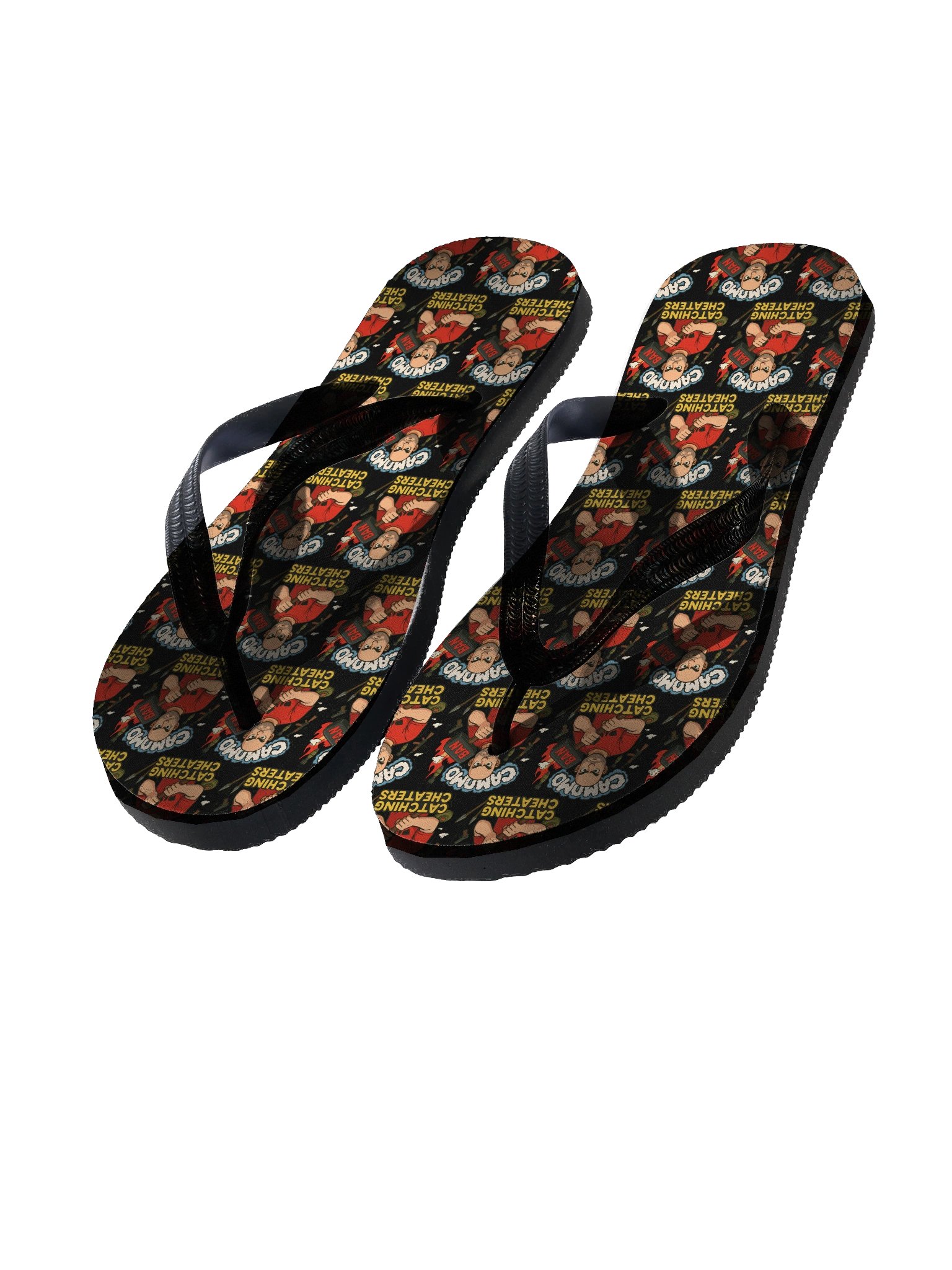 Catching Cheaters Flip Flops product image (1)