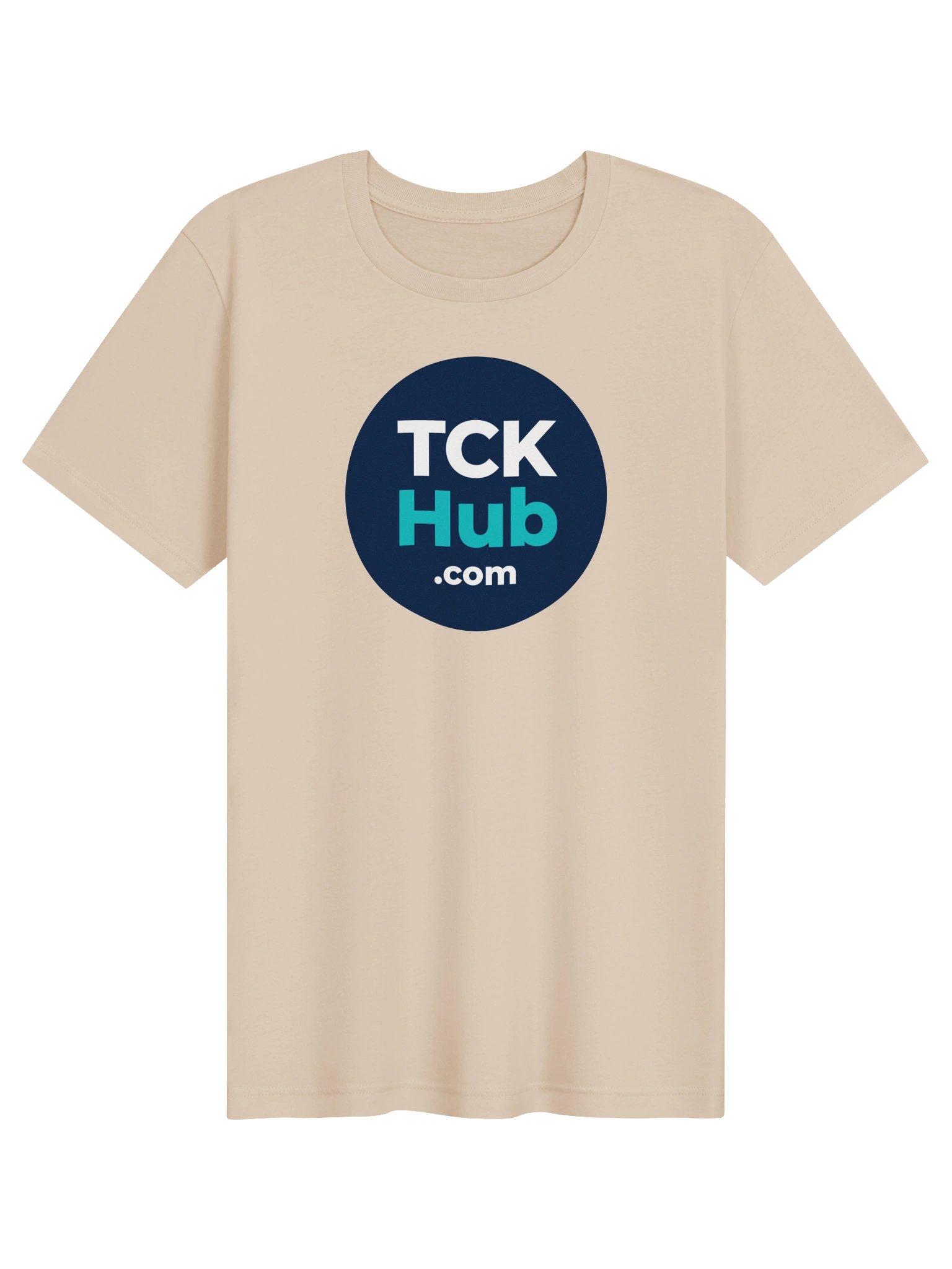 TCK Hub Round Logo Tee, Center Chest (Navy Badge) product image (3)