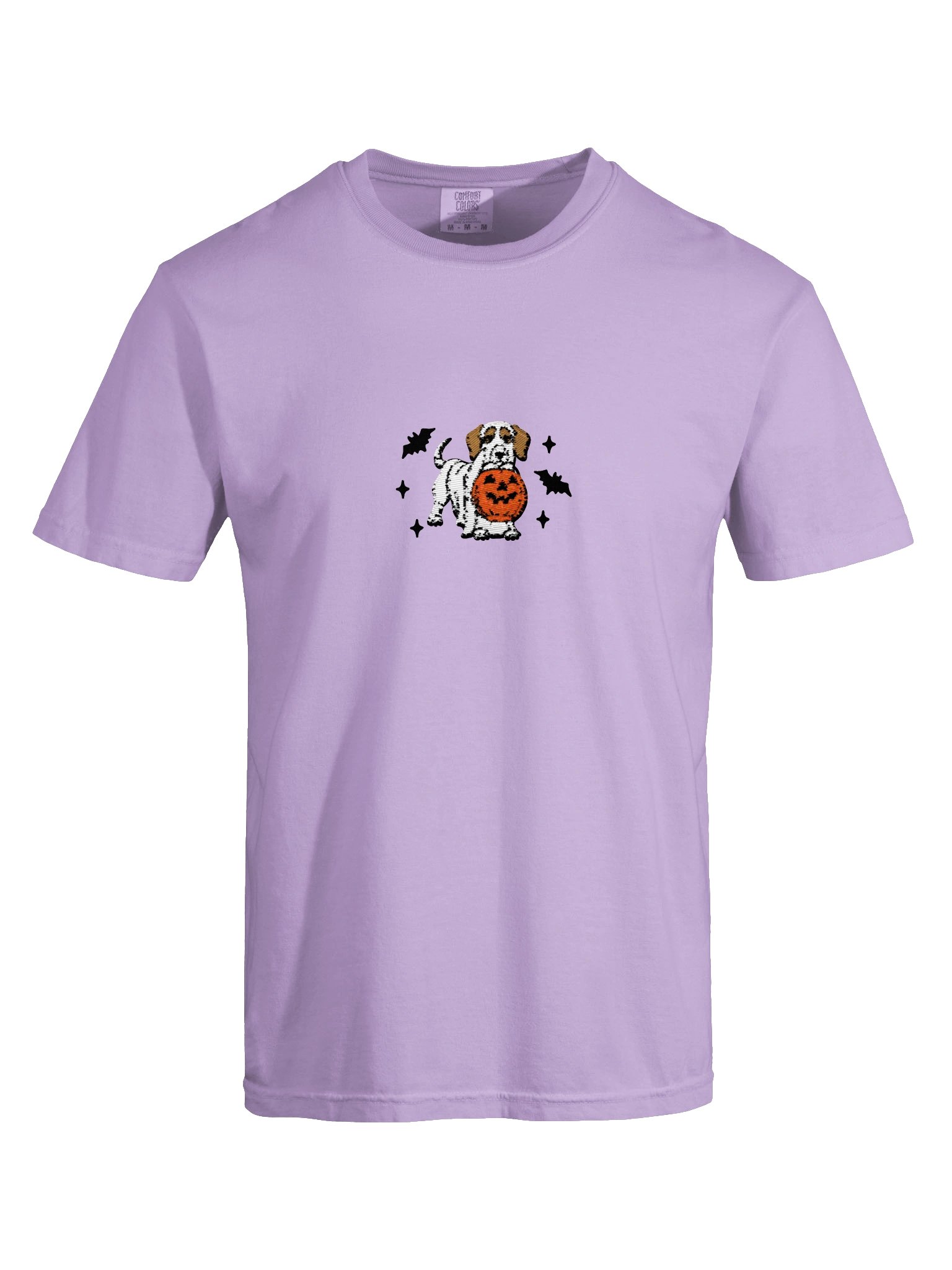 Halloween Dachshund(Pied, Brown) Embroidered T-Shirt product image (45)