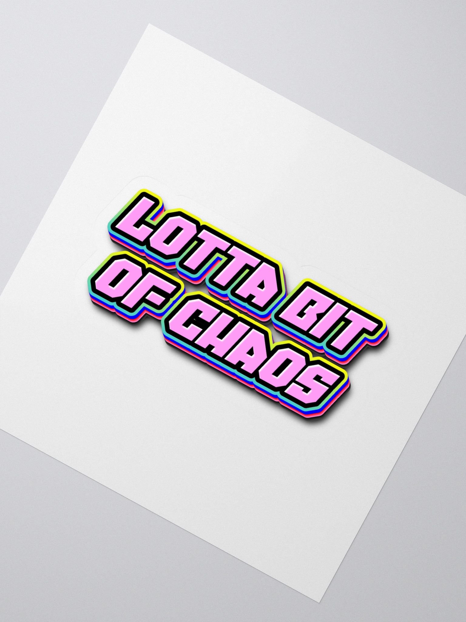 Lotta Bit of Chaos sticker product image (2)