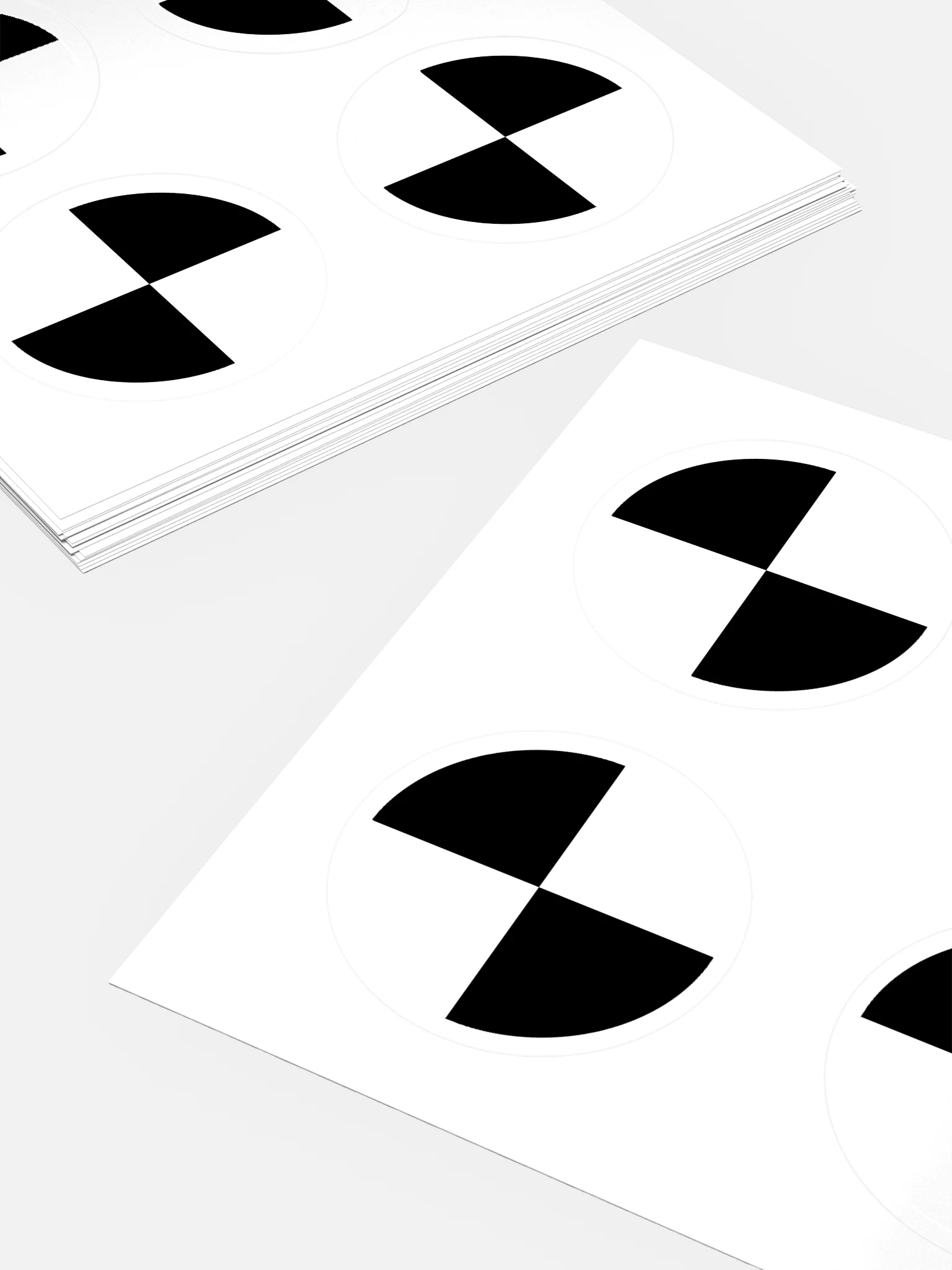 CRASH TEST STICKERS - BLACK product image (5)