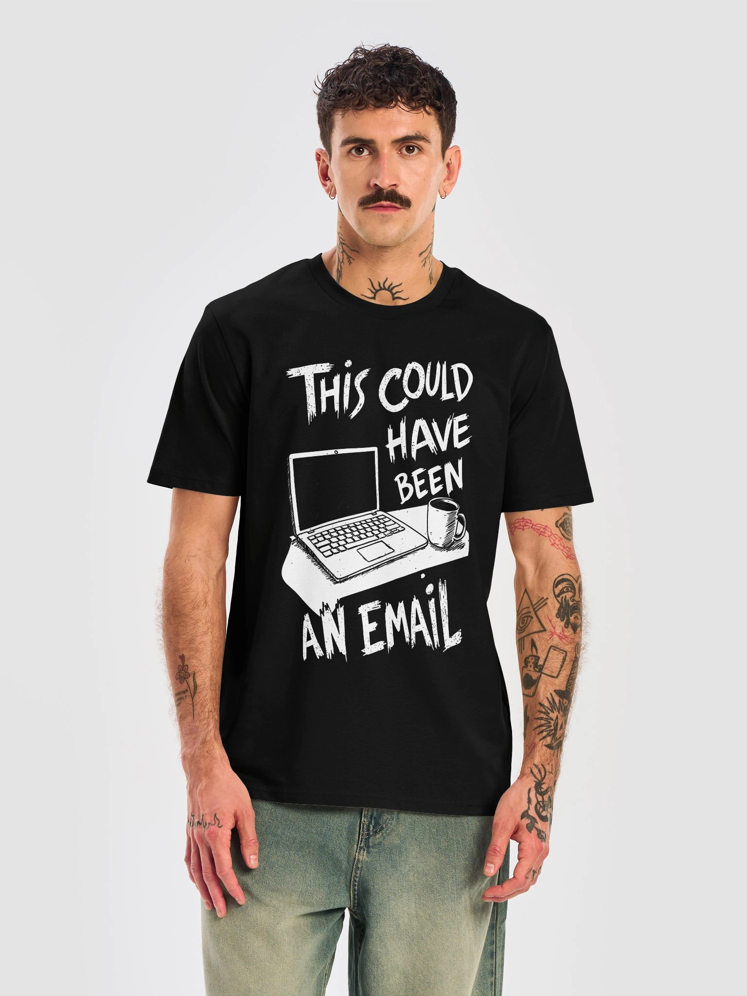This Could Have Been An Email – Funny Office Humor - Dark Colors - Unisex Organic T-Shirt product image (1)