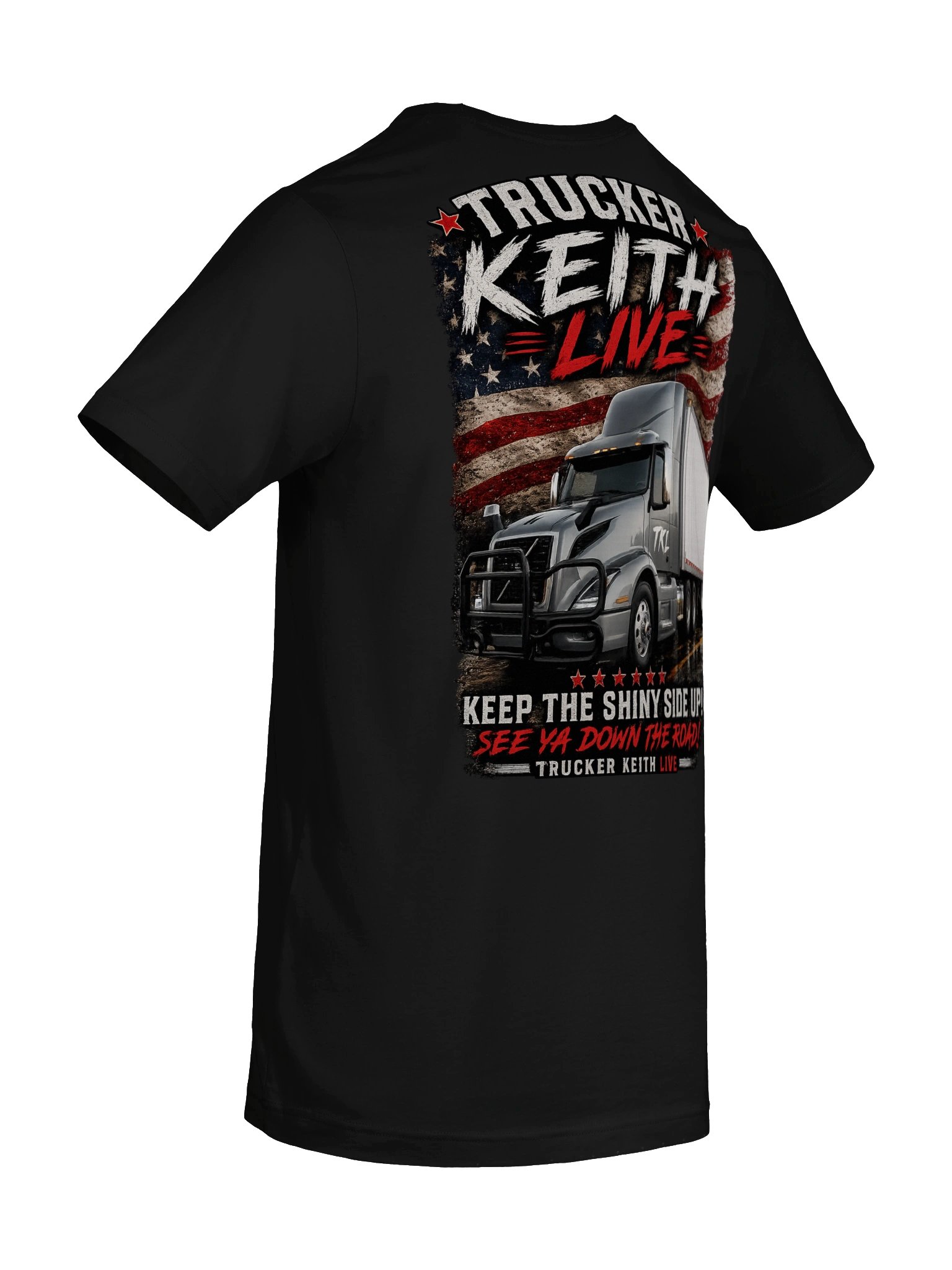 Trucker Keith Live American Logo Tee product image (57)