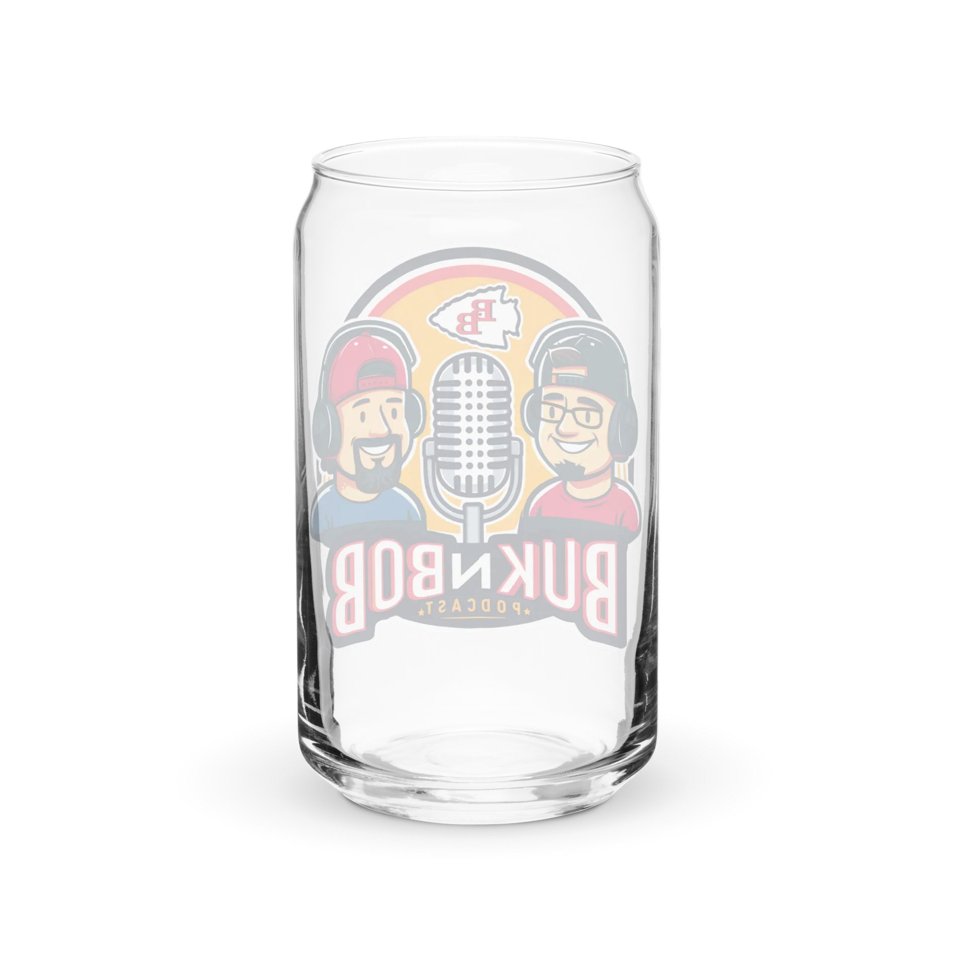 Buk N Bob Podcast Can-Shaped Glass product image (6)