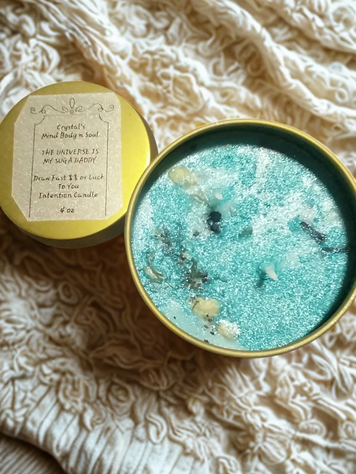 The Universe Is My Suga Daddy (Intention candle) product image (2)