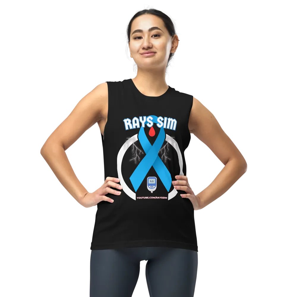 RAYS SIM Awareness Emblem Muscle Tank product image (9)