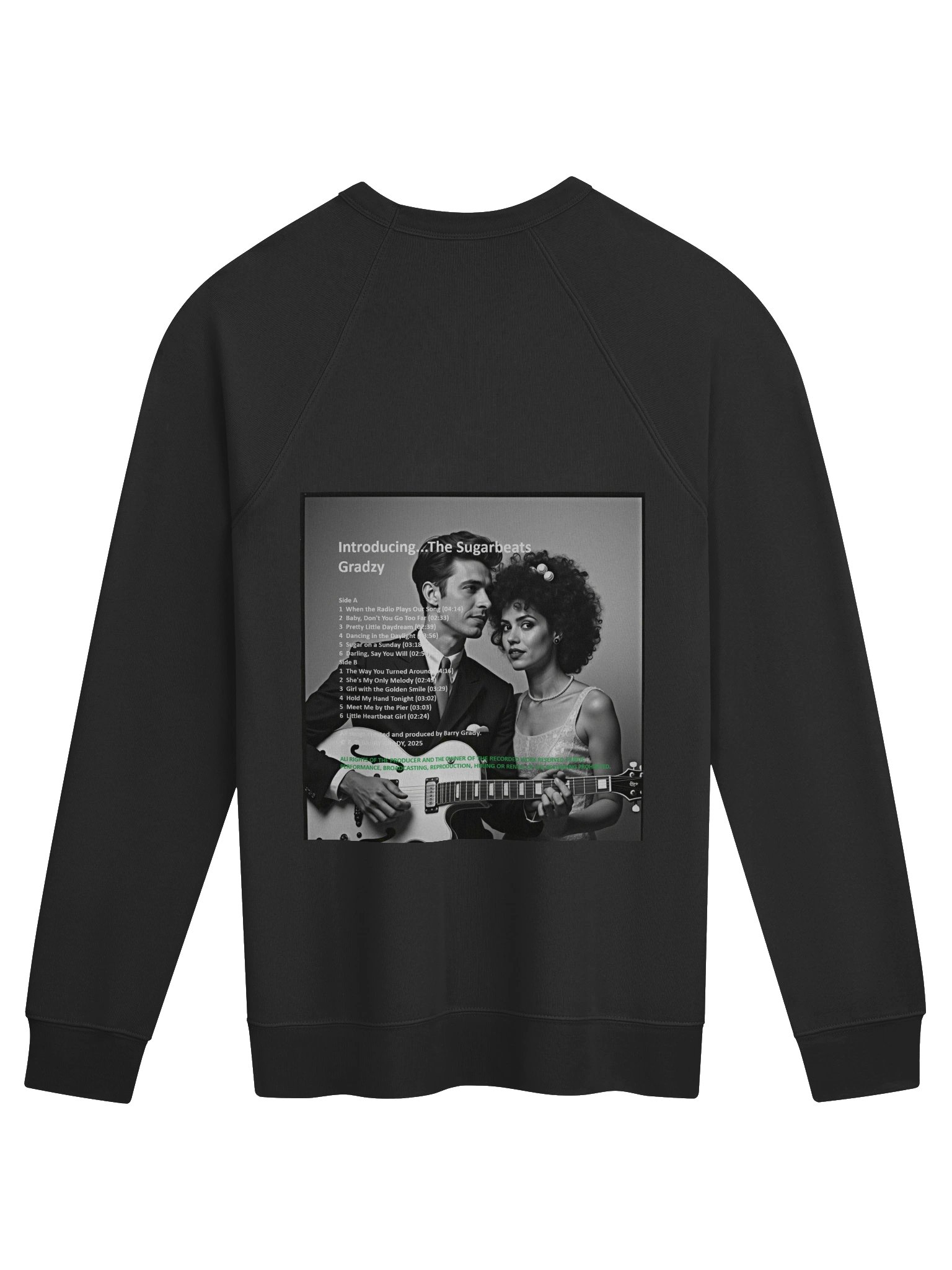 'The Sugarbeats' Plush Raglan Sweatshirt product image (2)