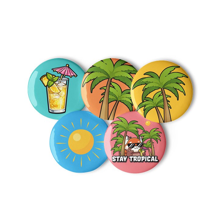 Badge Set 6 - Stay Tropical product image (1)