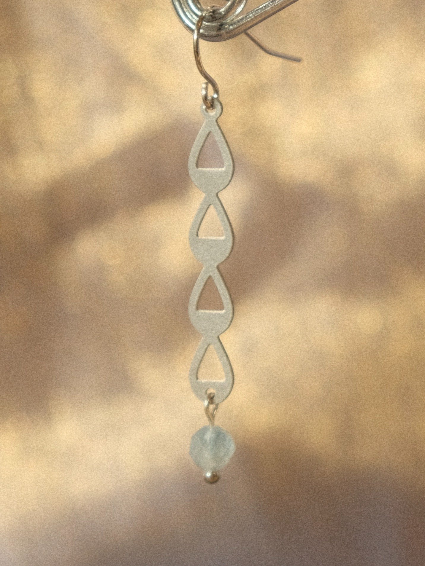 Kyanite Water Drop Earrings product image (3)