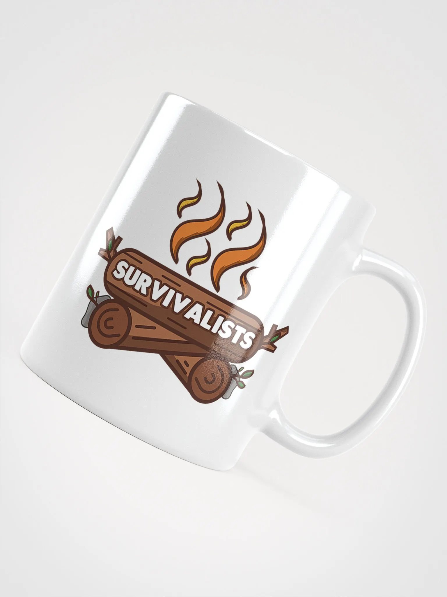 Survivalists White Glossy Mug product image (4)