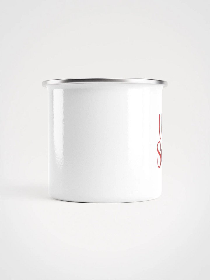 Bold Red 'VAR Sucks' Enamel Mug product image (2)