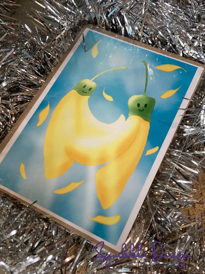 Mini Print - Happy Kōwhai Flowers product image (1)