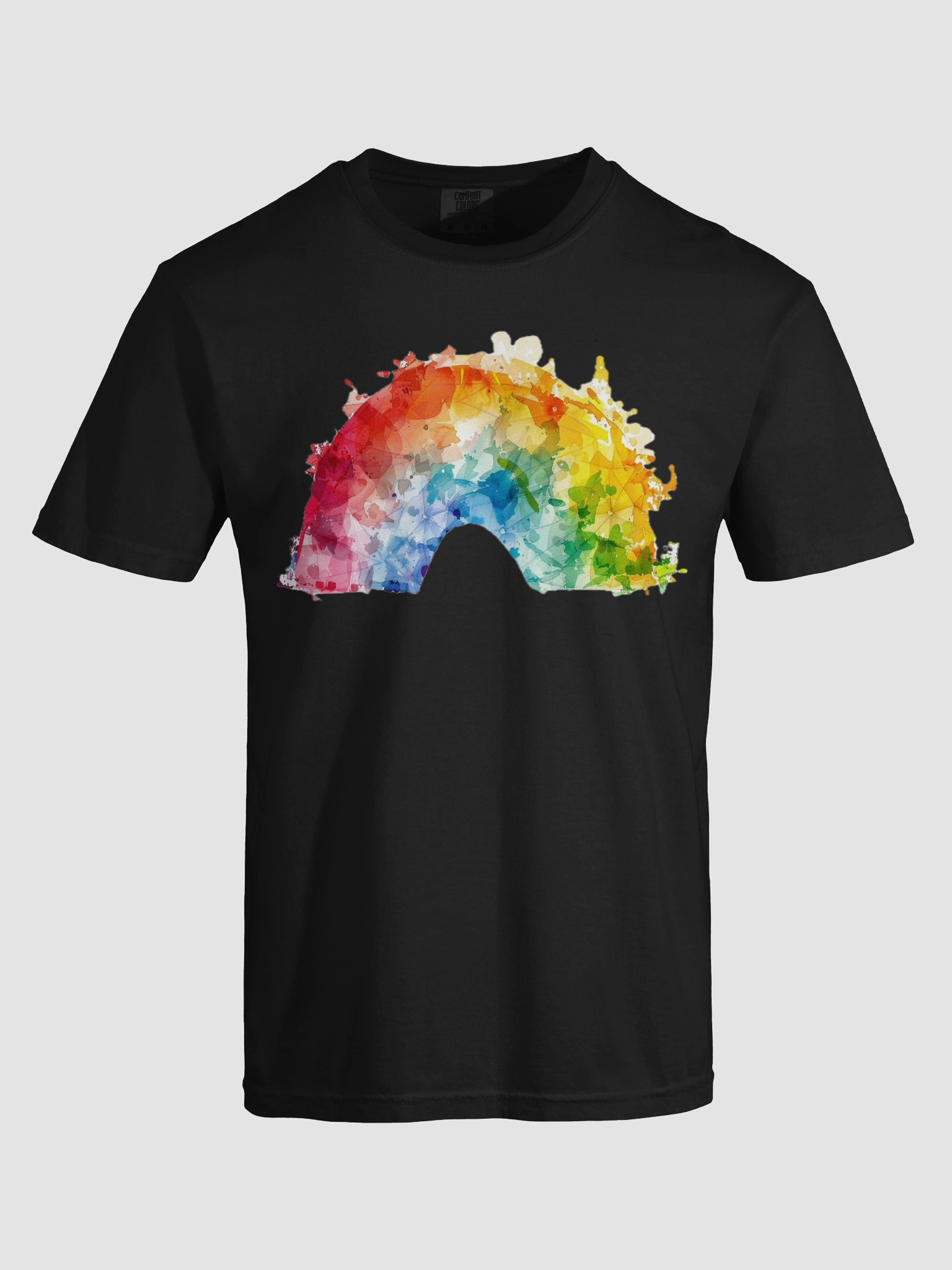 Rainbow Splash Watercolor Pride T-Shirt product image (77)