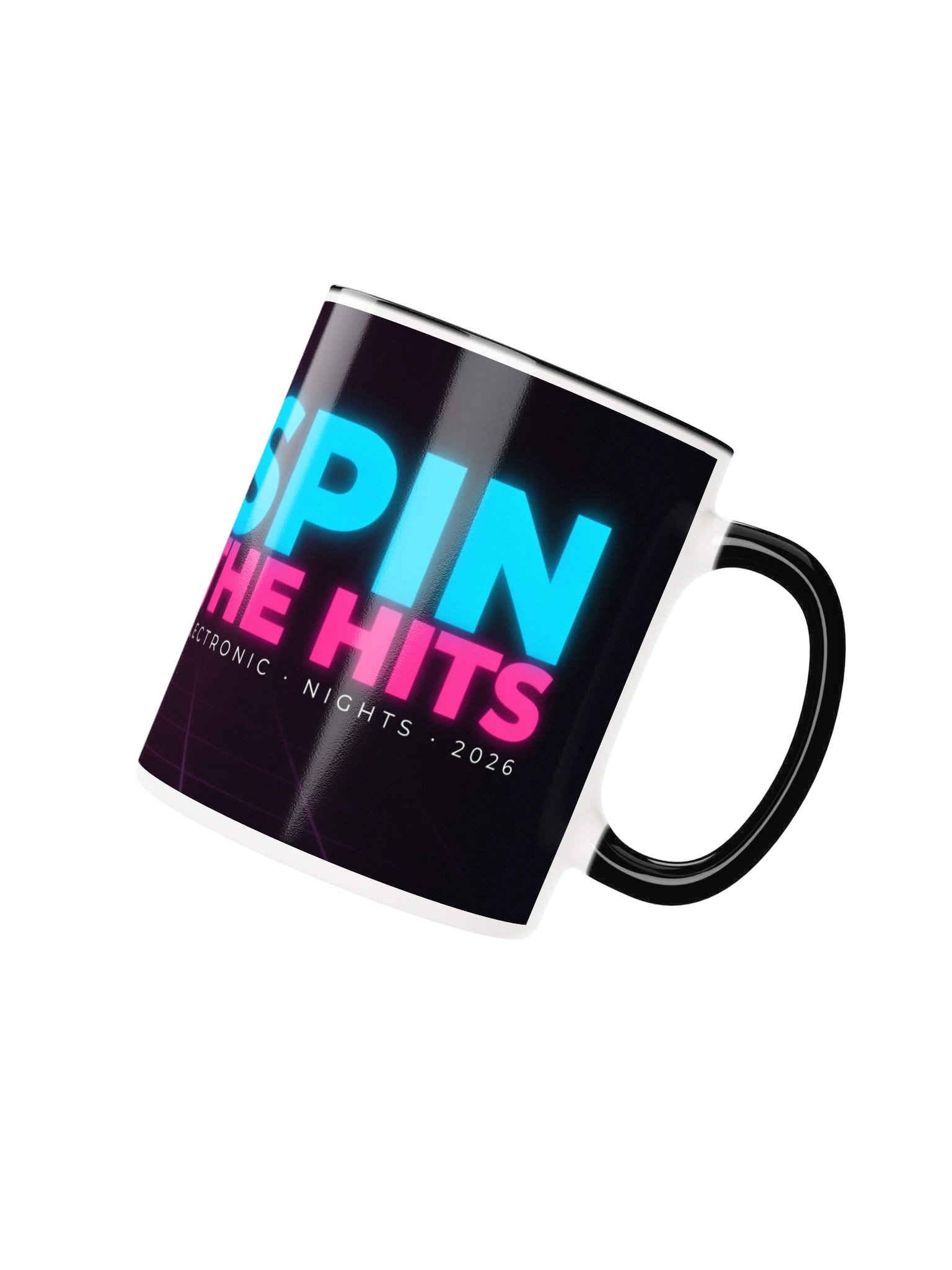 Spin the Hits Neon DJ Mug product image (3)