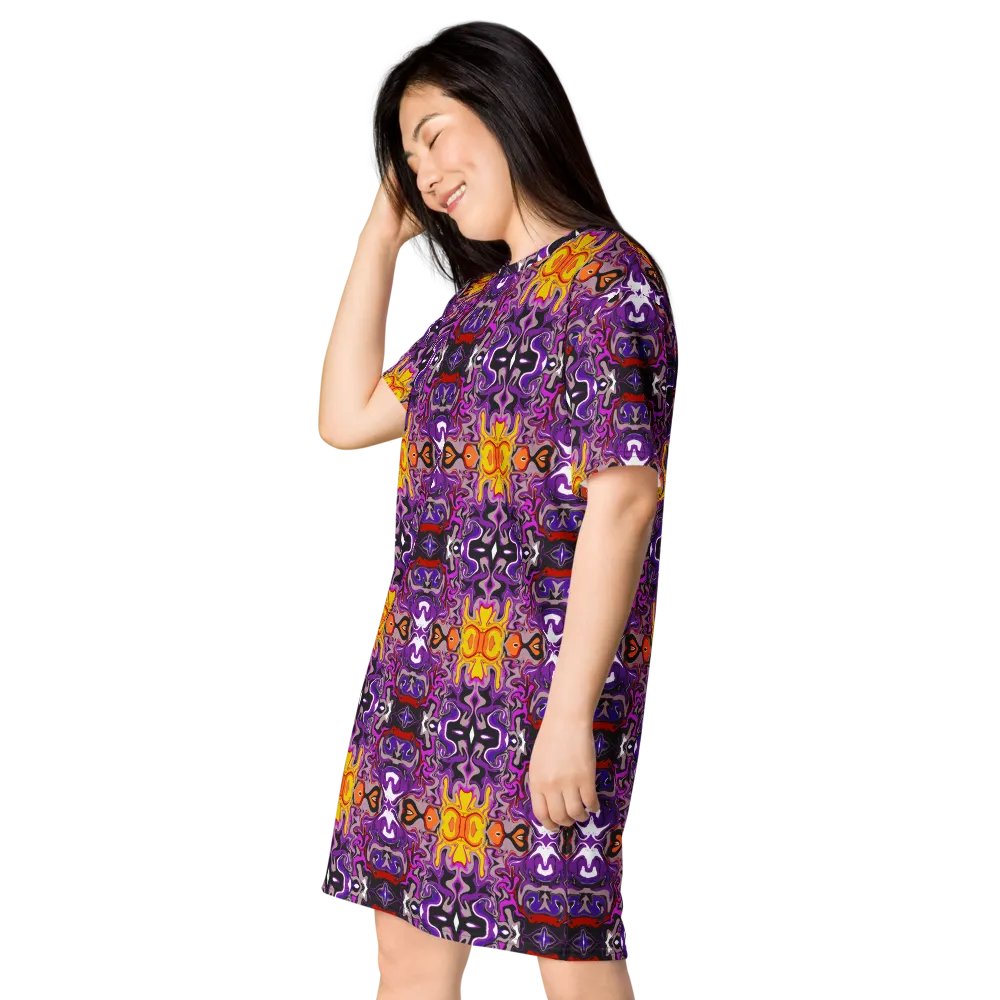 Purple African Inspired Pattern Dress product image (12)