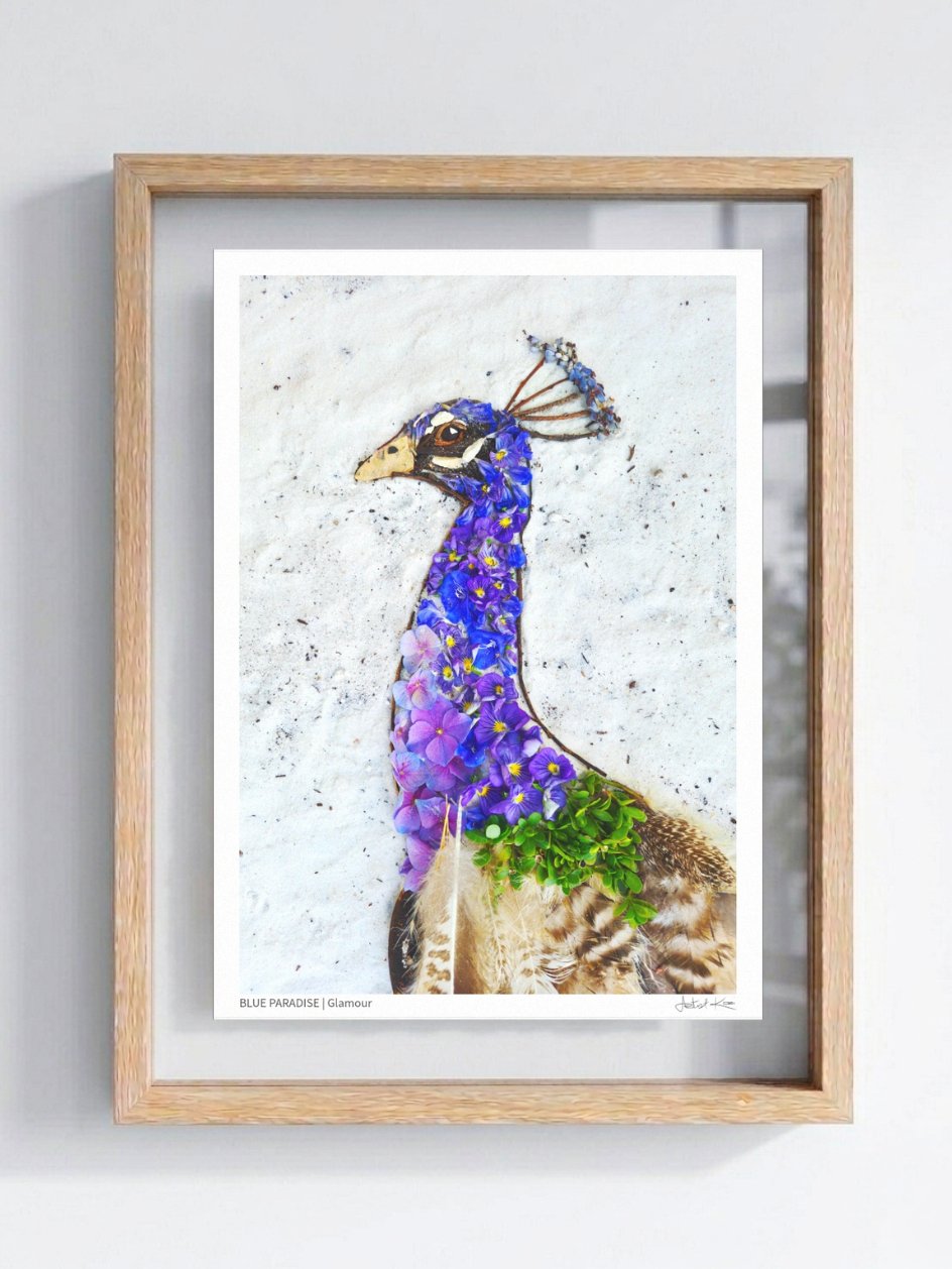 BLUE PARADISE: Glamour | Fine Art Print product image (1)