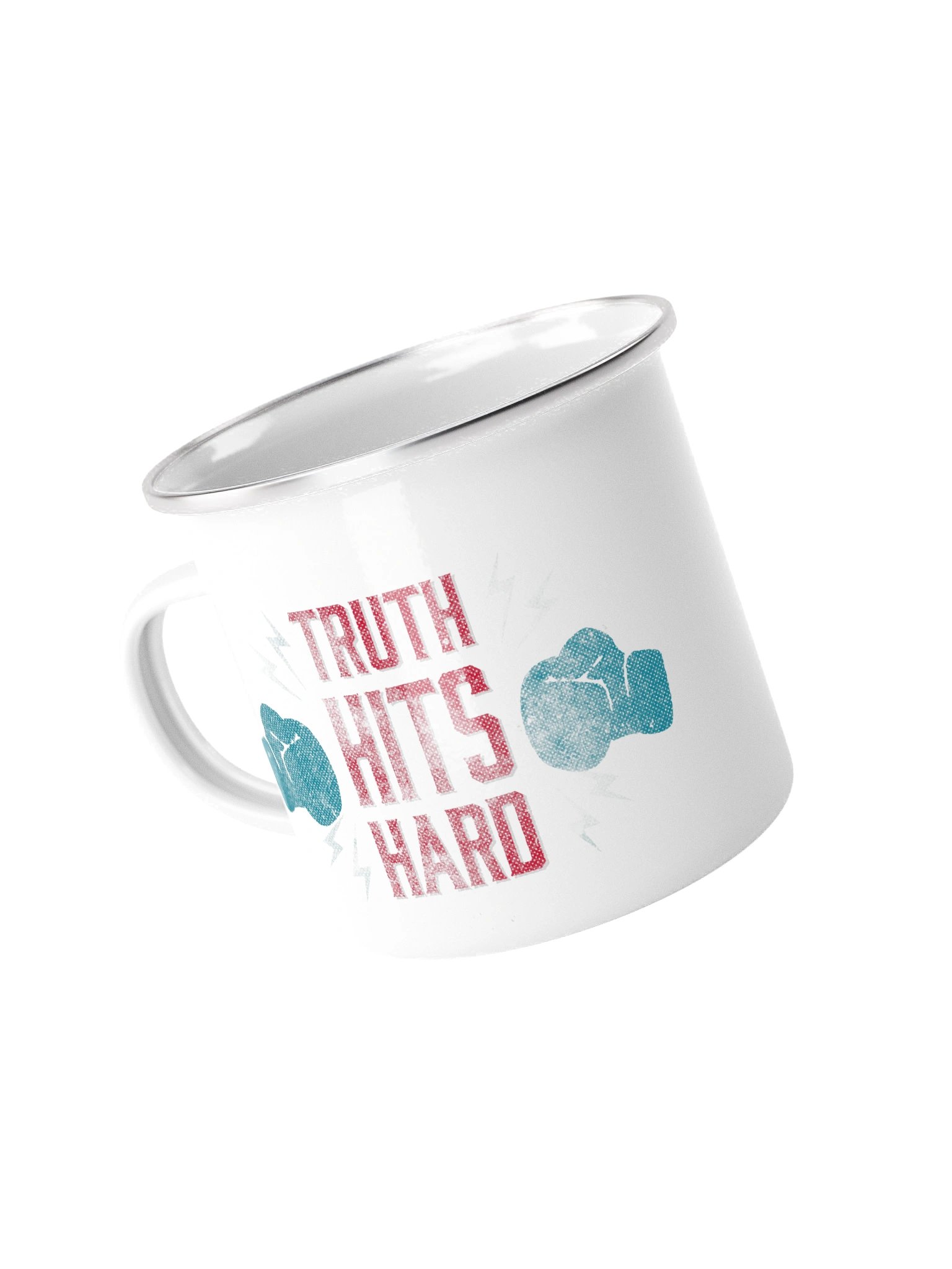 Truth Hits Hard Vintage Enamel Cup product image (2)