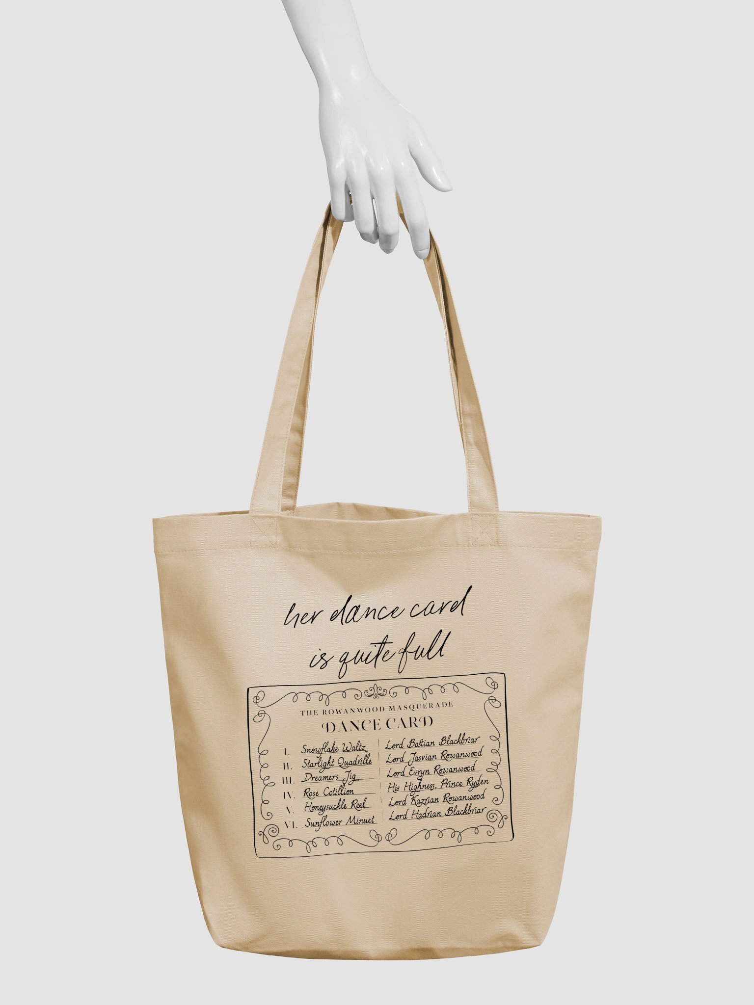 Dance Card Econscious Tote Bag product image (3)