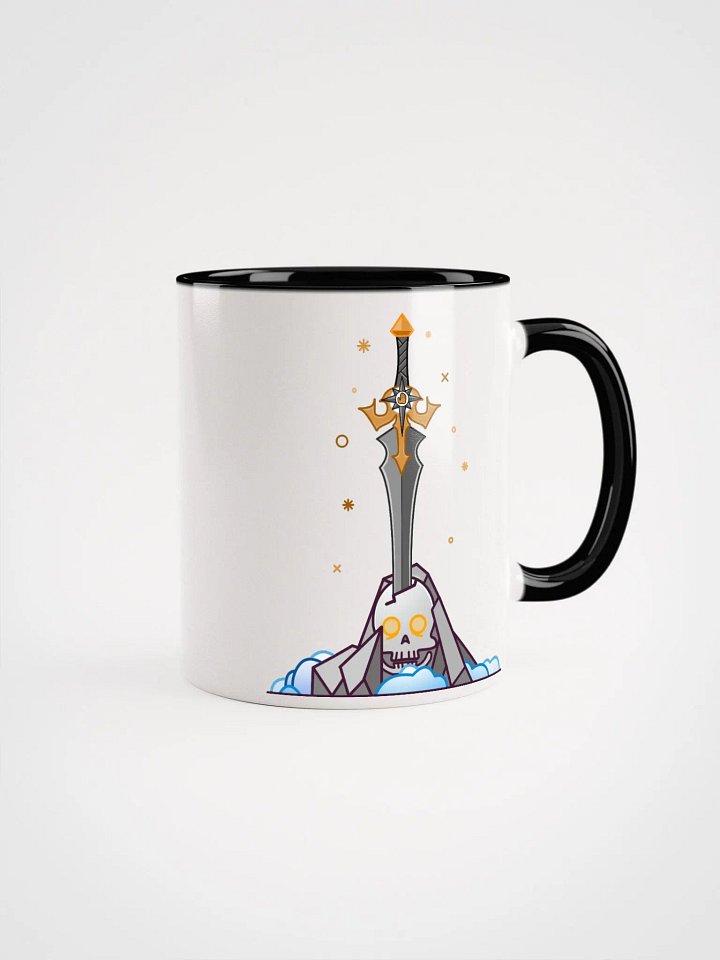 Sword in the Skull - Argent Variation - Ceramic Mug w/Color product image (1)