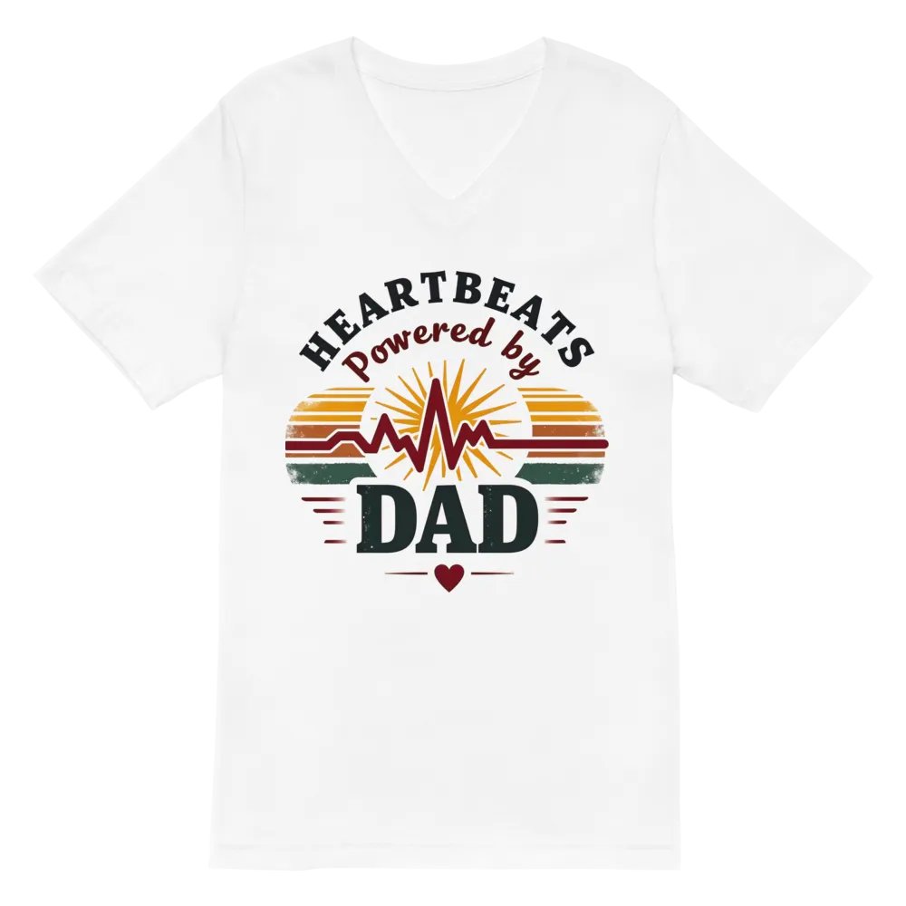 Dad's Heartbeat Sunset T-Shirt product image (2)