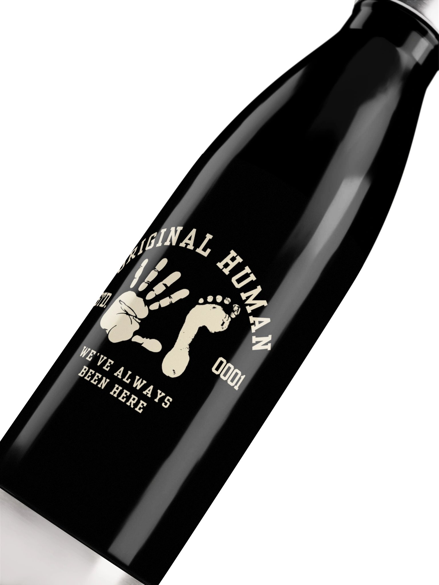 Original Human Stainless Steel Water Bottle | Hand & Footprint | Originology | Black History X product image (6)
