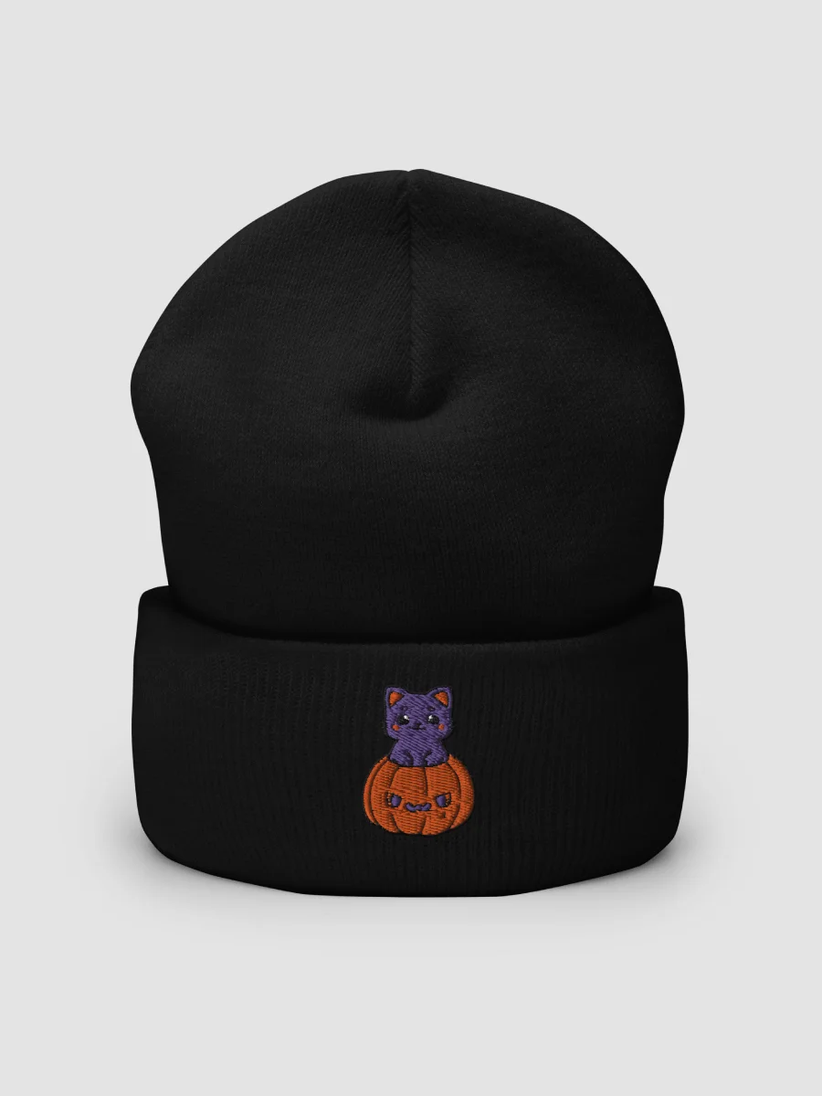 pumpkin cat beanie product image (1)
