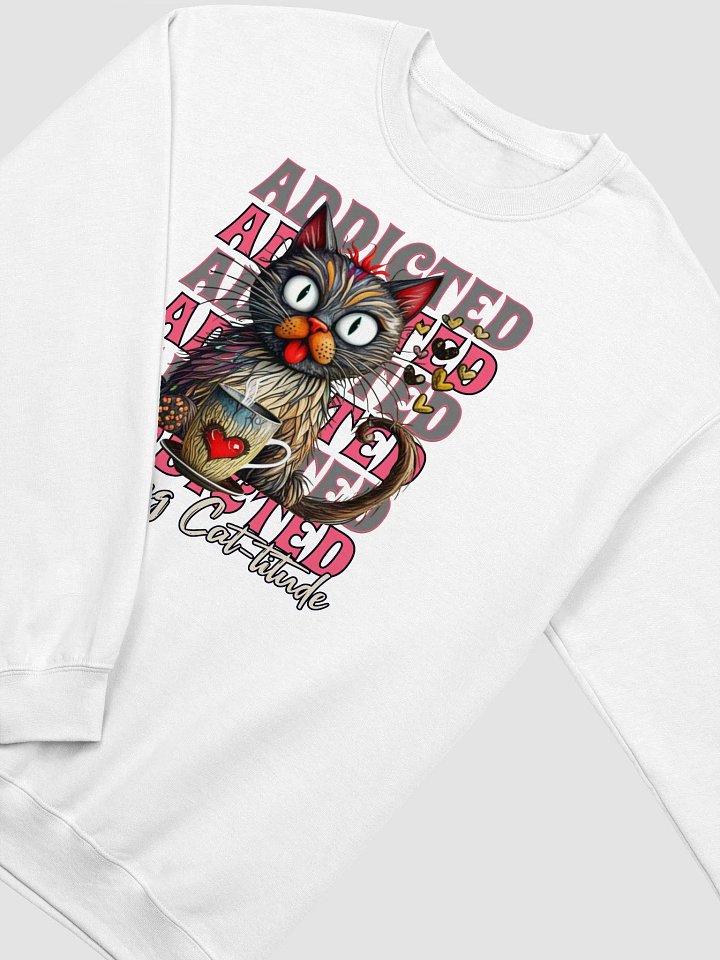 Addicted Brewing Cat-titude Crewneck Sweatshirt product image (24)