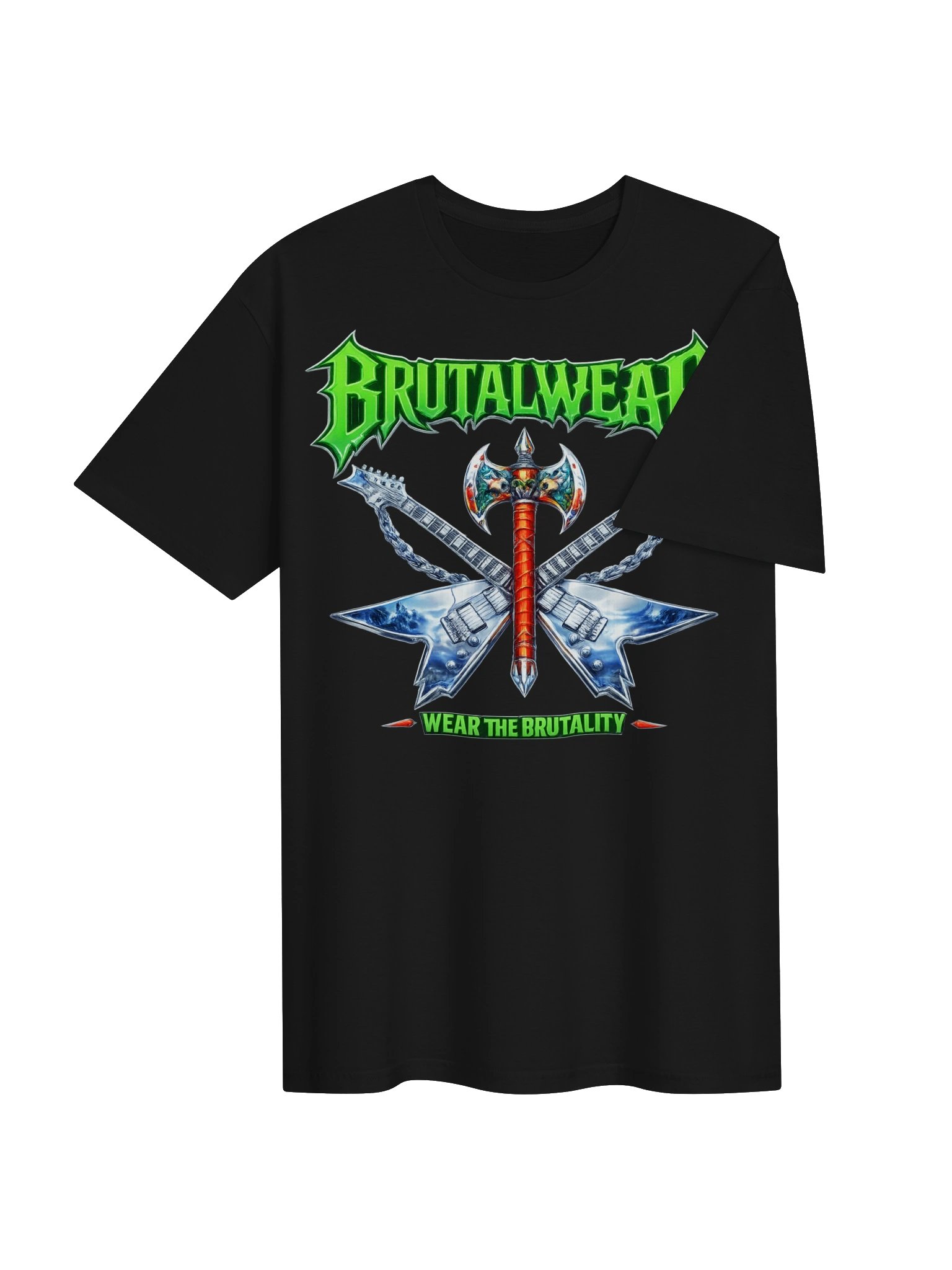 BWEAR OG3XAXES V GTRS GRN GRAPHIC TEE product image (4)