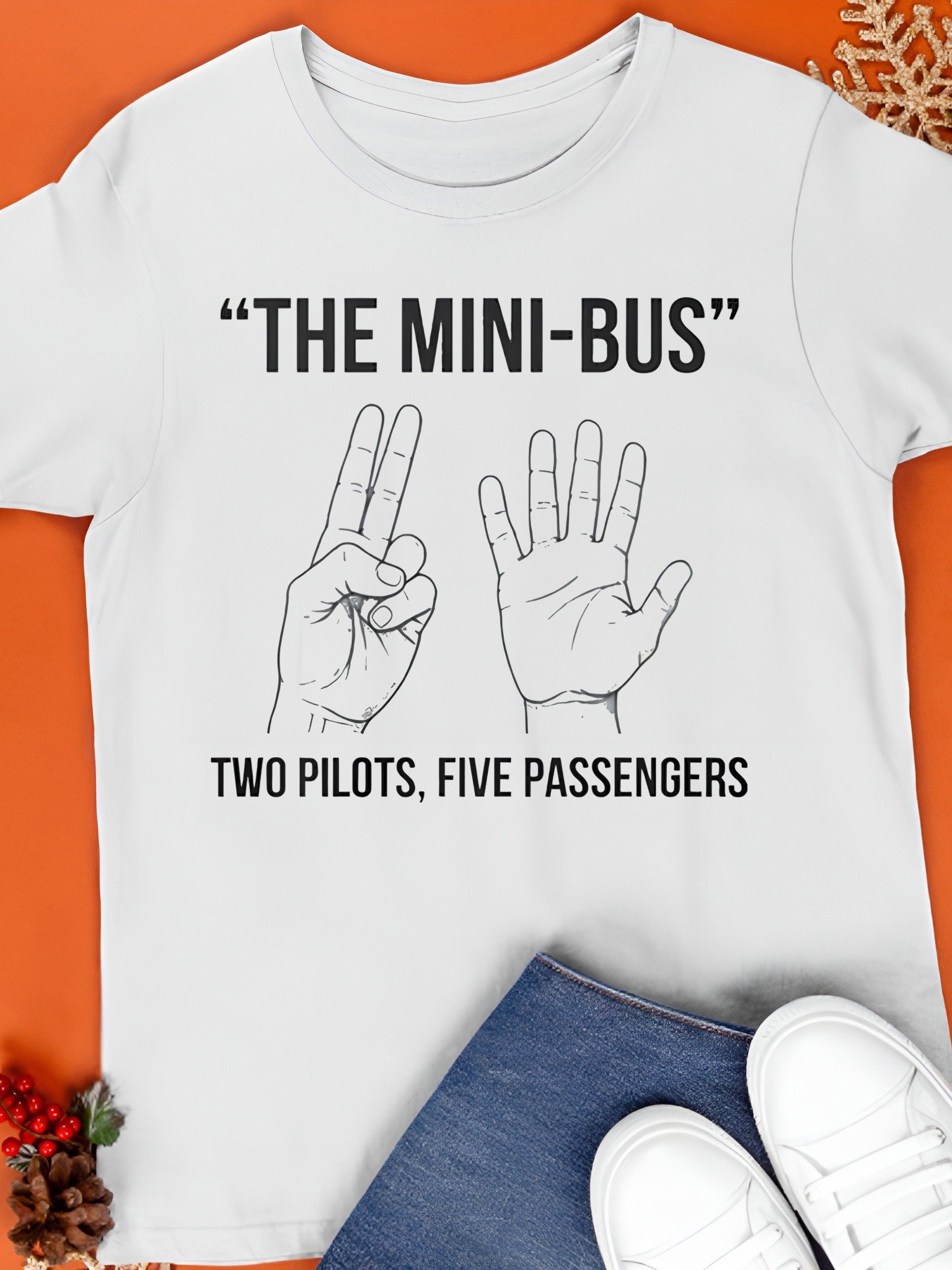 The Mini-Bus Two Pilots Five Passengers Shirt product image (1)